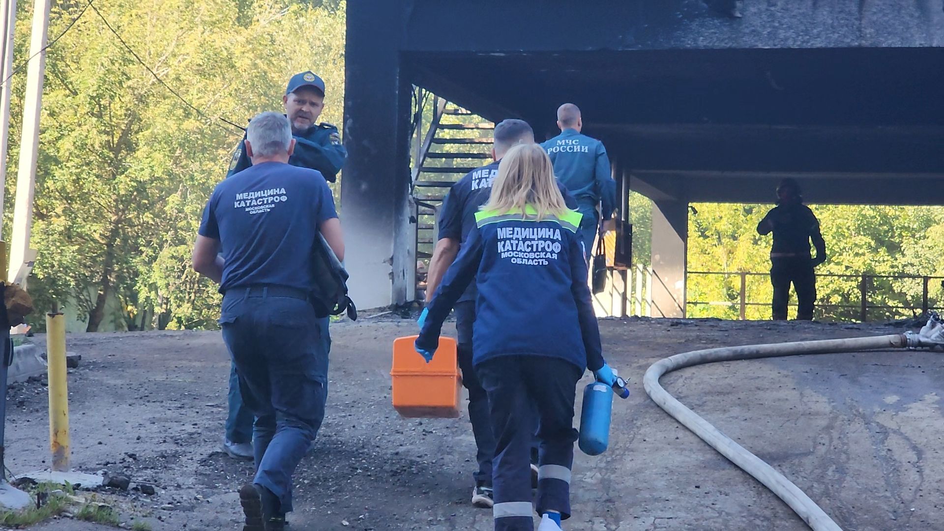 одинцово, лесной городок, чп, пожар, мнргоуровневая парковка,