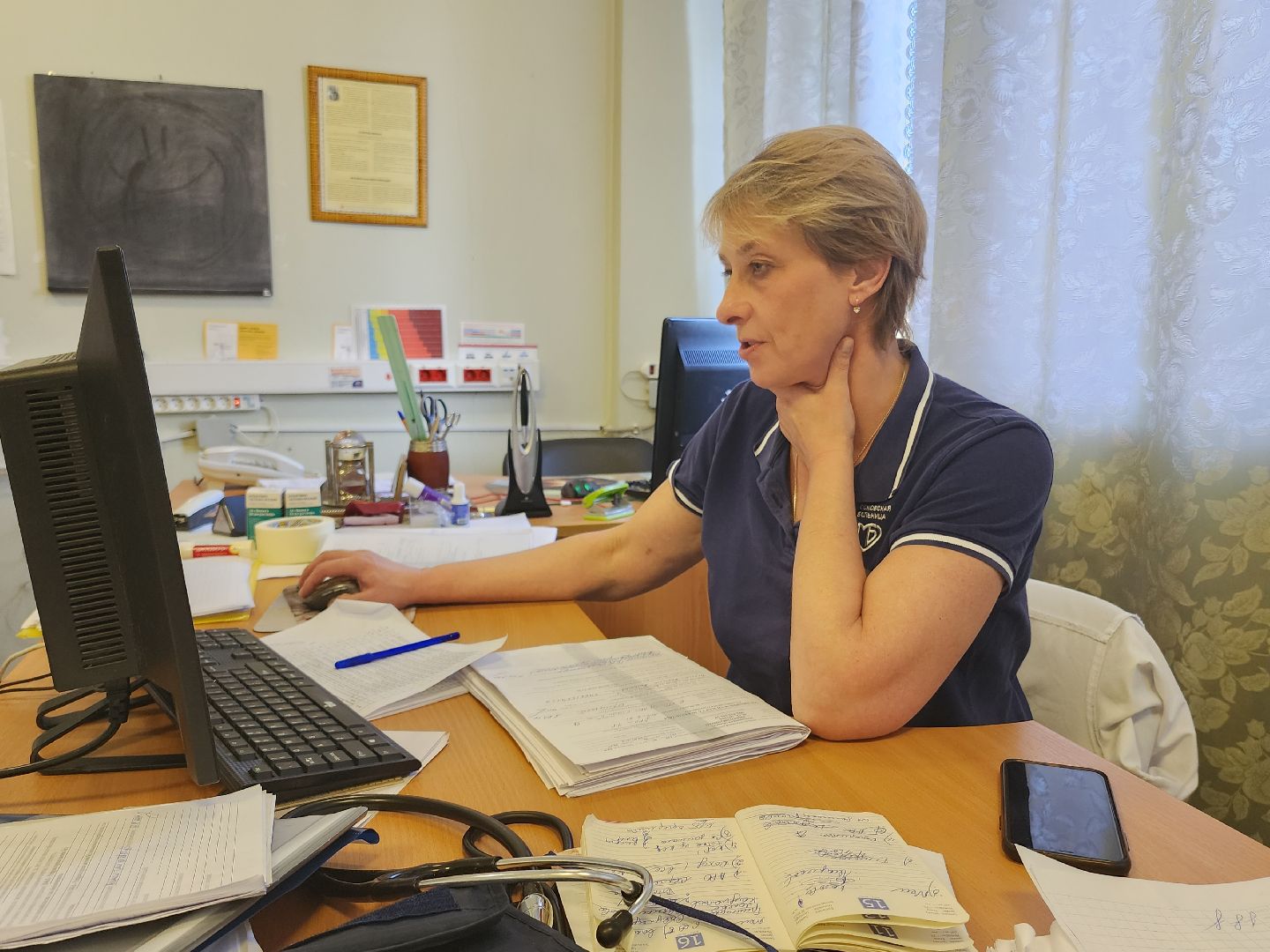 новый врач, терапевтическое отделение,