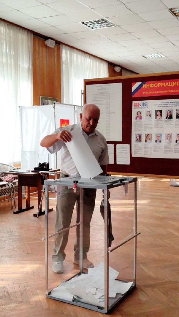 выборы 2024, избирательный участок, герой РФ, полковник, инструктор-испытатель,