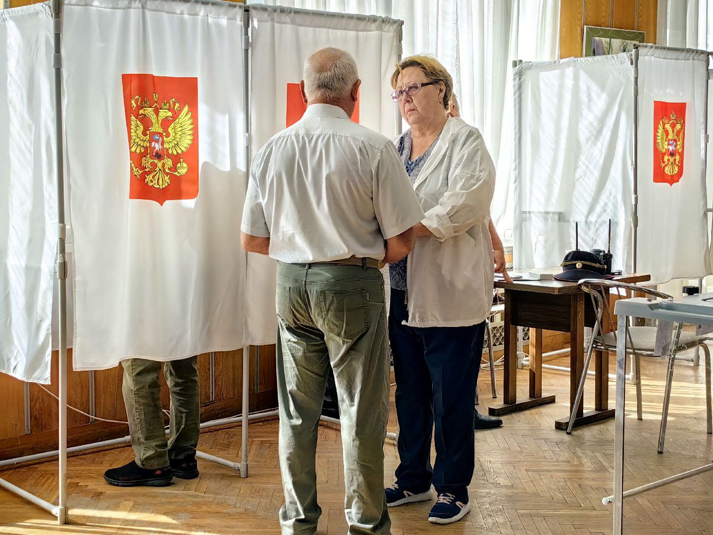 выборы 2024, избирательный участок, герой РФ, полковник, инструктор-испытатель,