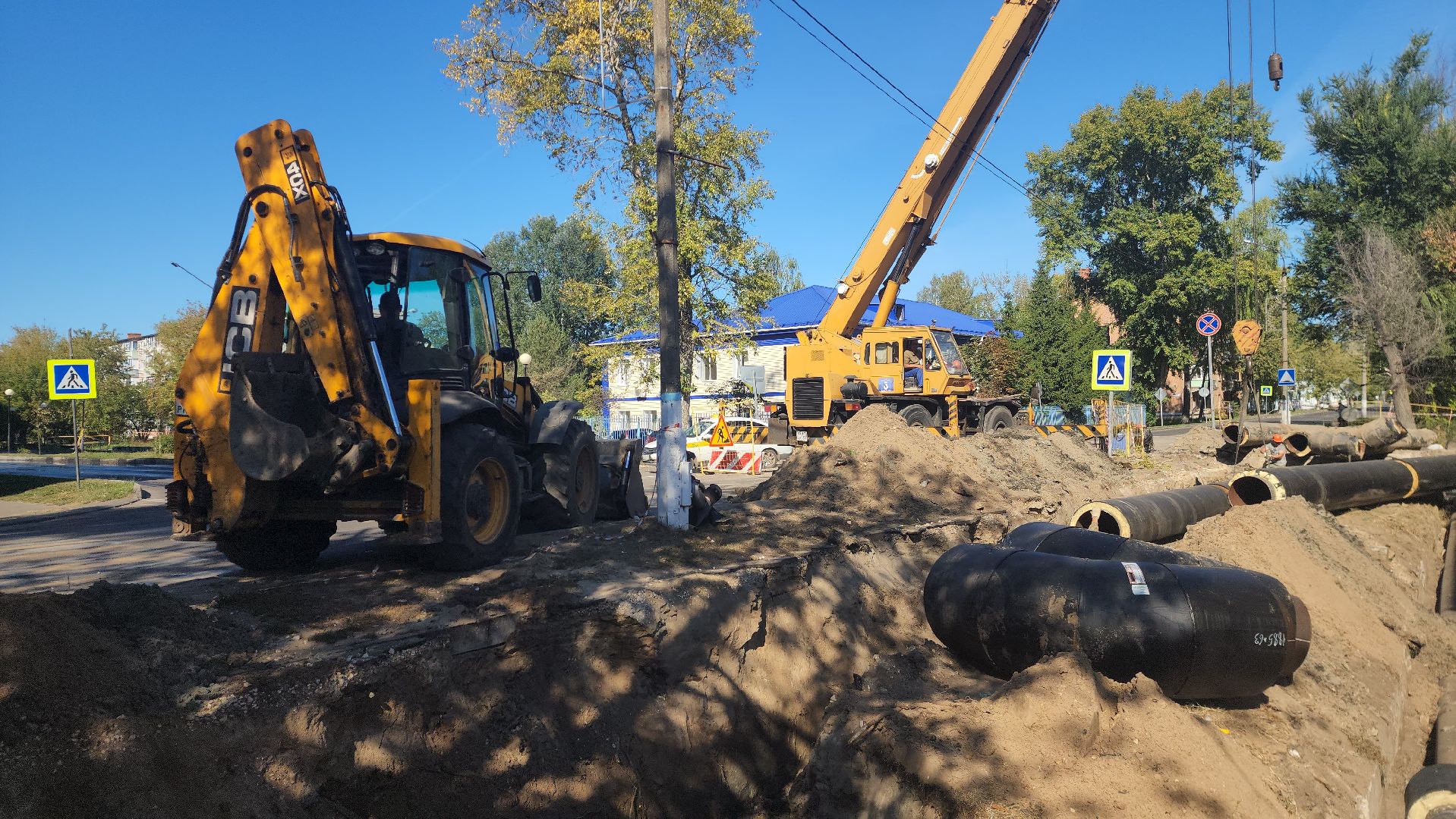 Стройхолдинг, шатура, юнипро, подготовка к зимнему периоду, подготовка к сезону отопления, отопление, ремонт теплотрассы,