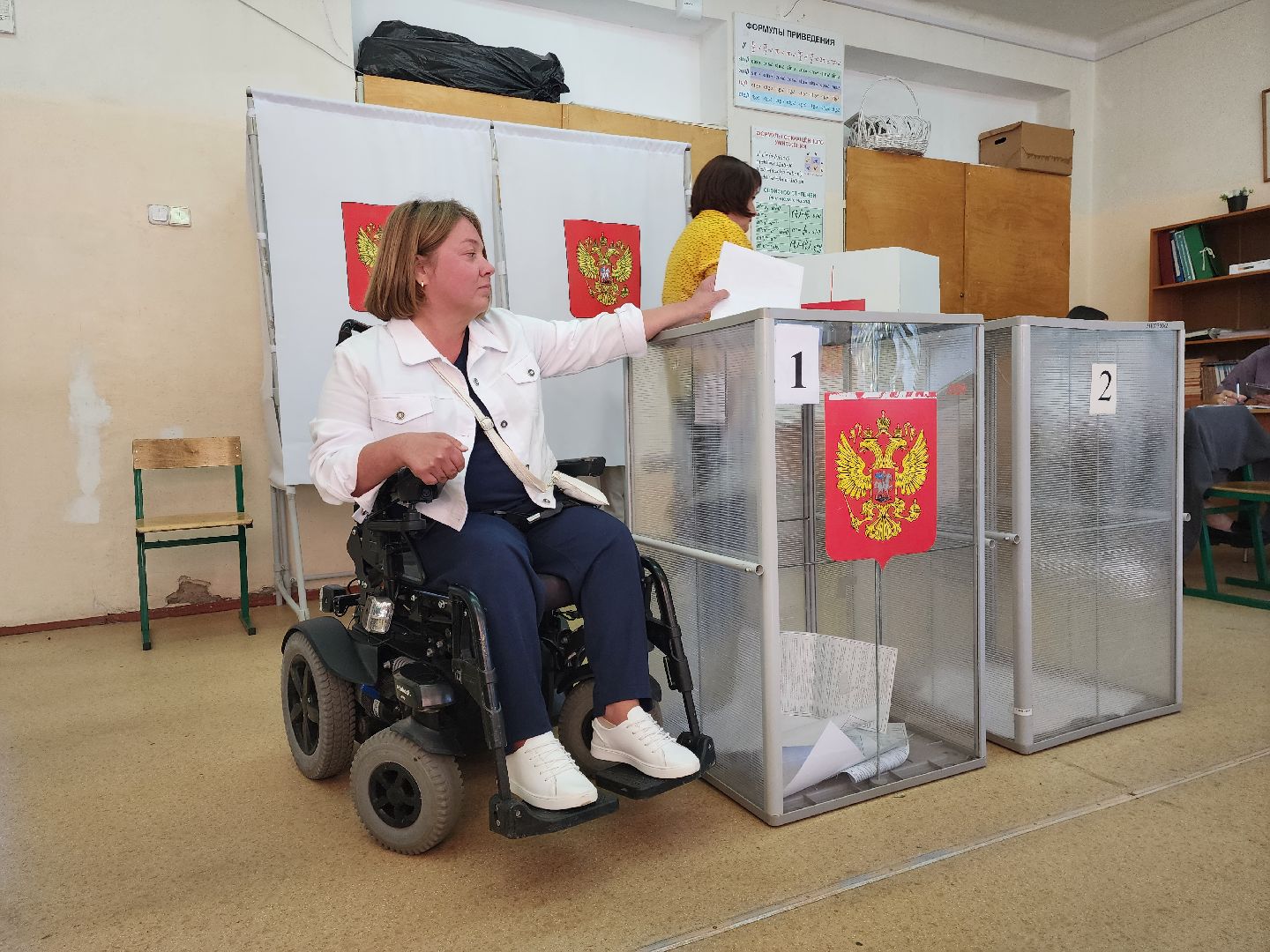 раменское, выборы, голосование на избирательных участках, условия для маломобильных граждан,