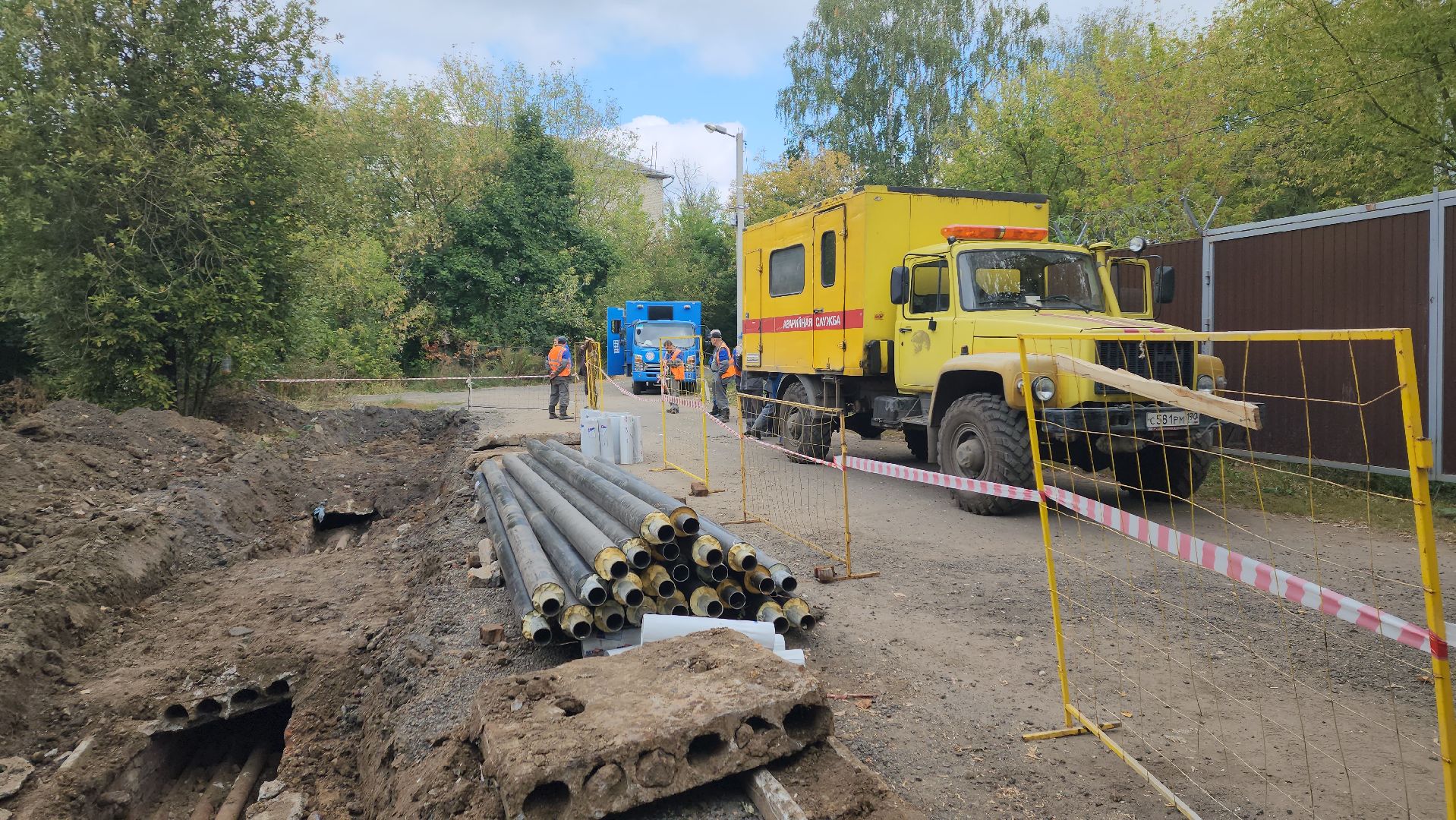 пушкино, жкх, замена теплосетей, гвс, теплоснабжение, школа,