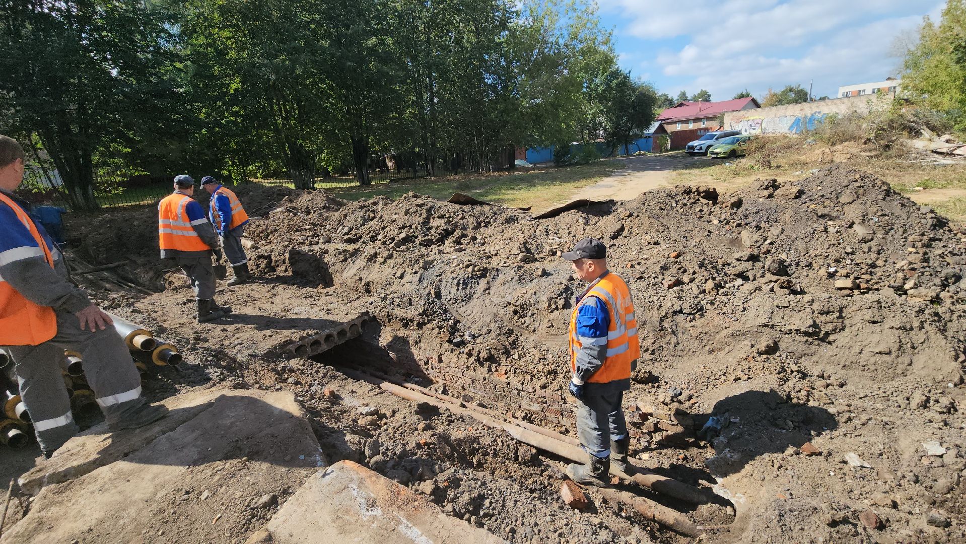 пушкино, жкх, замена теплосетей, гвс, теплоснабжение, школа,