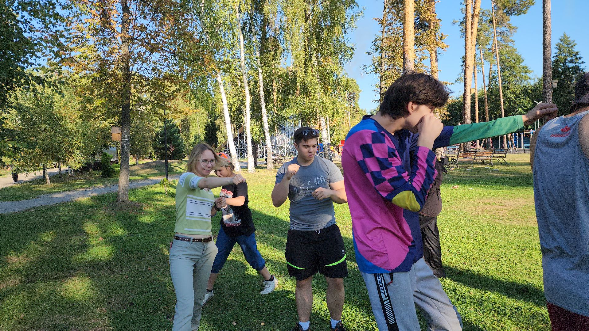 шатура, бокс, мастер-класс по боксу, городской парк, волонтеры респект, культурная шатура,