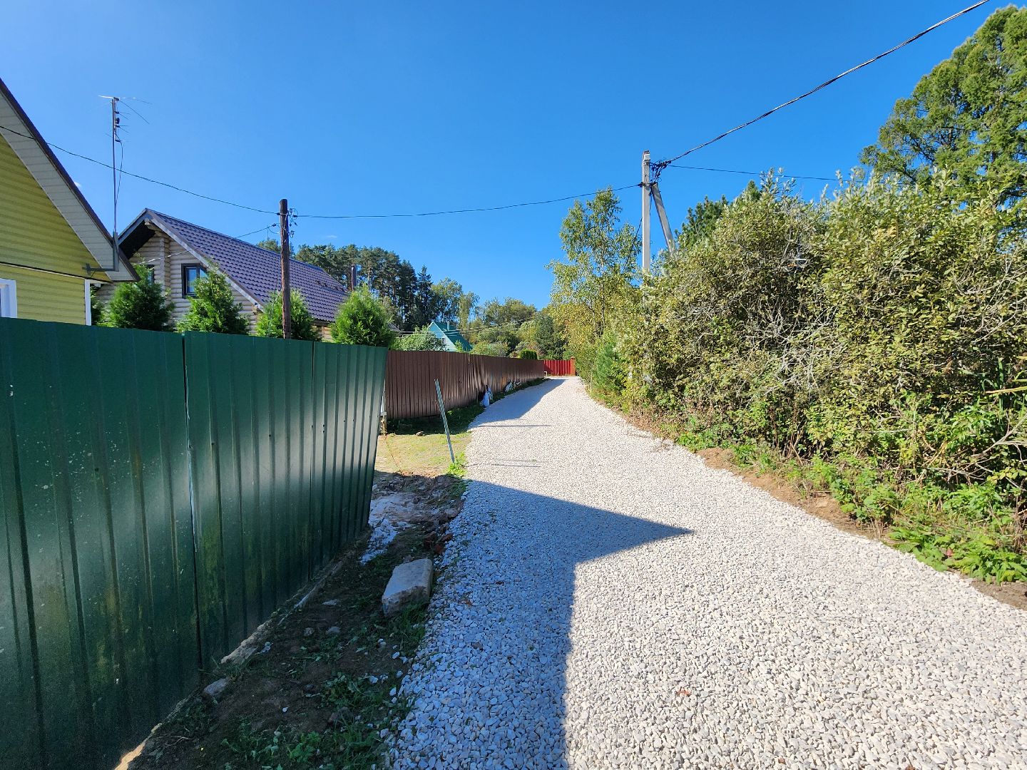 Чехов, село Стремилово, улица Лесная, обустройство дороги, переходный тип покрытия, дорожный ремонт, многодетные семьи,