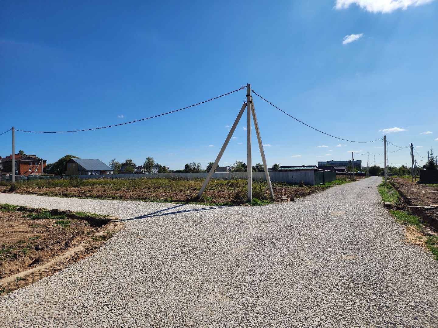 Чехов, село Стремилово, улица Лесная, обустройство дороги, переходный тип покрытия, дорожный ремонт, многодетные семьи,