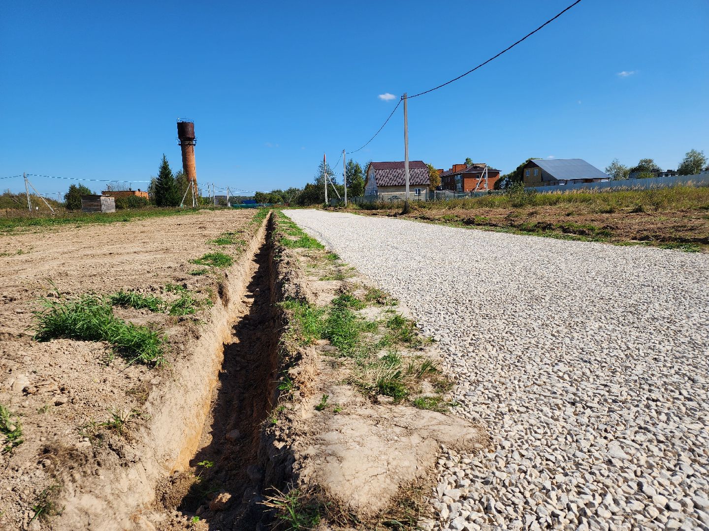 Чехов, село Стремилово, улица Лесная, обустройство дороги, переходный тип покрытия, дорожный ремонт, многодетные семьи,