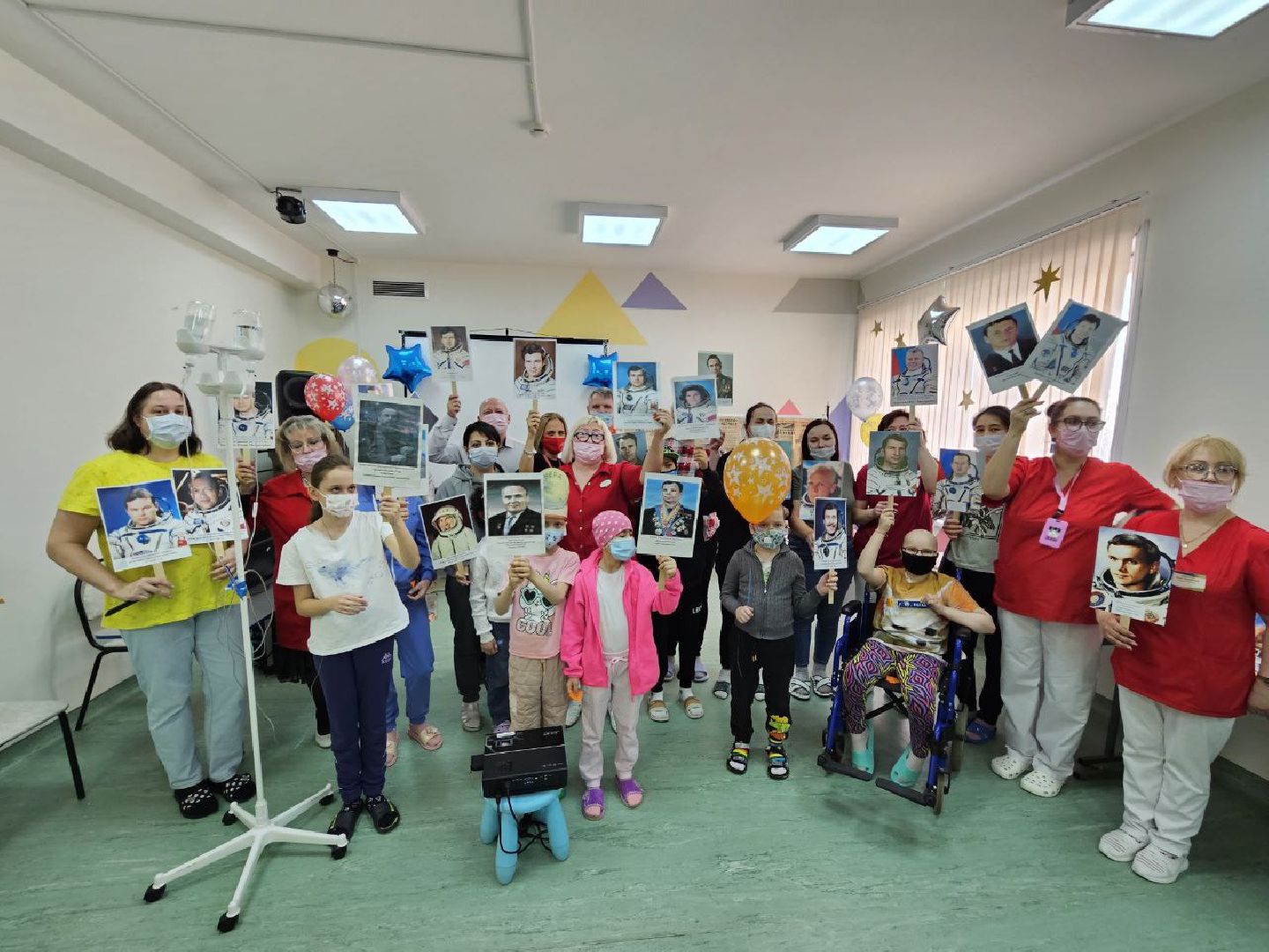 Балашиха, Подмосковье, космос, День космонавтики, Олег Блинов, Московский областной онкодиспансер