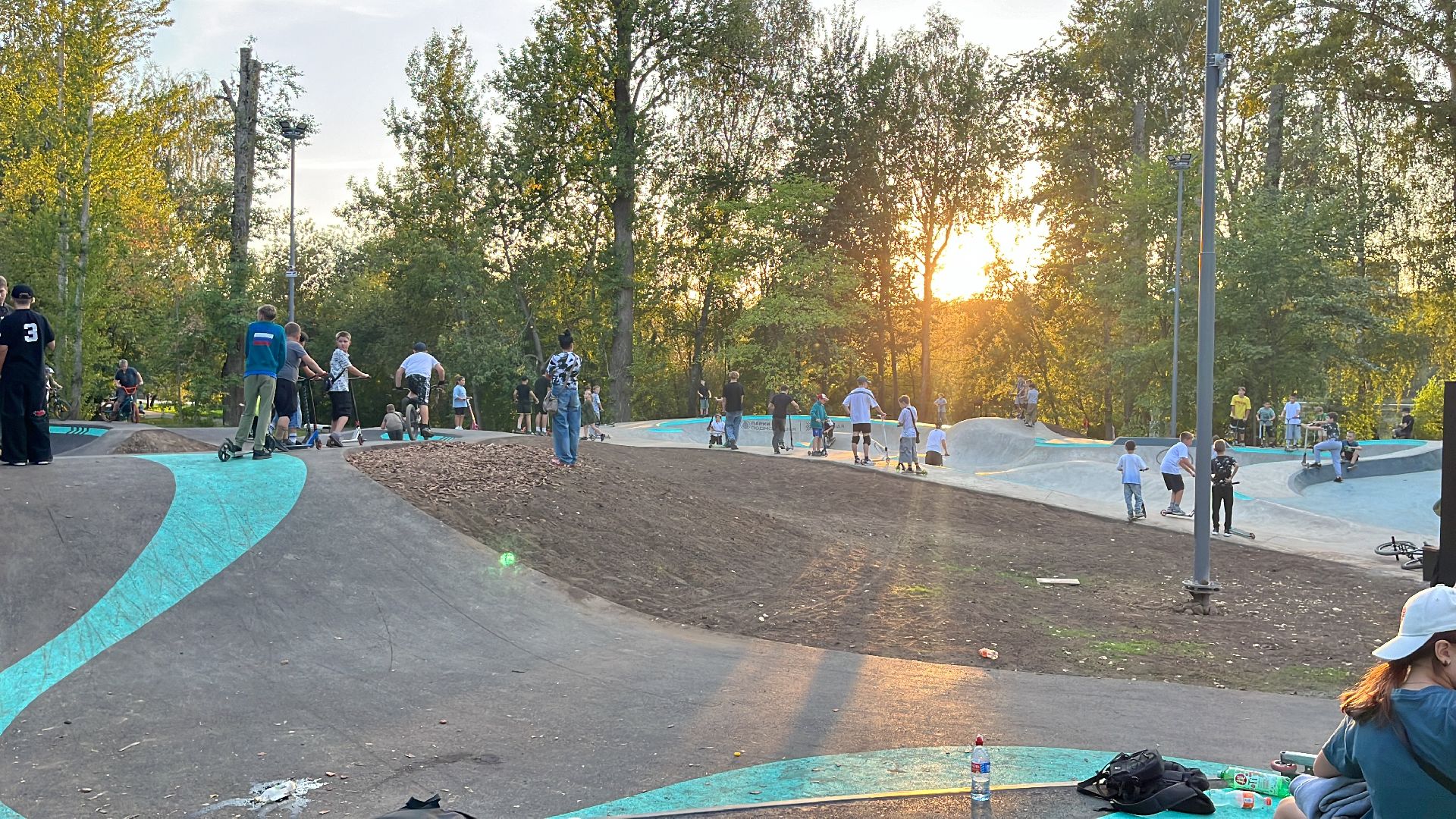 скейт-парк, памп трек,