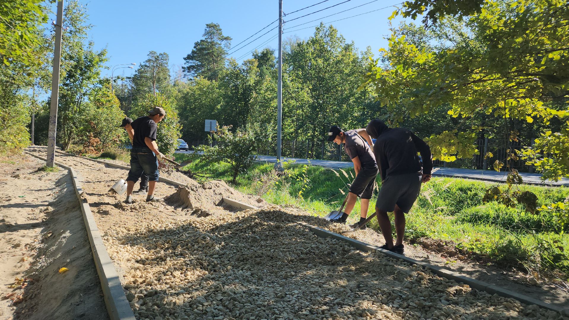благоустройство, благоустройство сквера, комфортная городская среда, Лосино-Петровский,