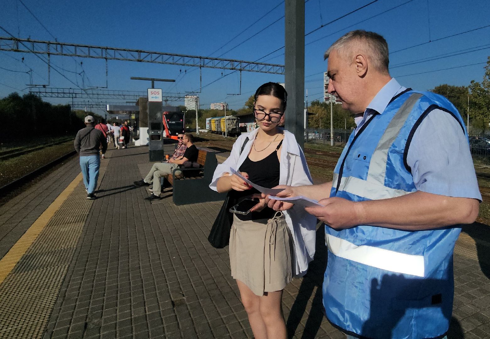 красногорск, рейд безопасности, железная дорога,