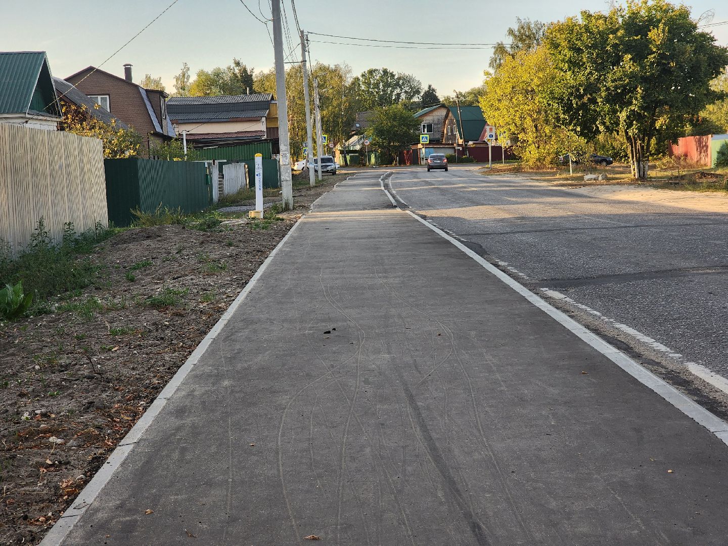 Коломна, Озеры, тротуар,