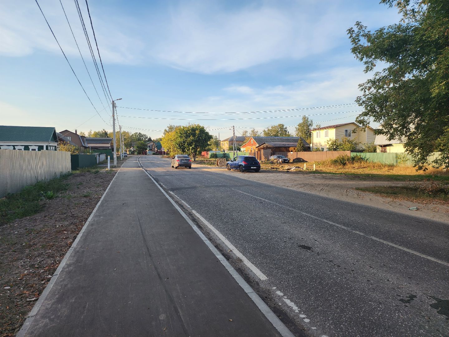 Коломна, Озеры, тротуар,