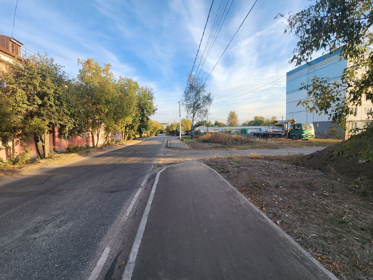 Коломна, Озеры, тротуар,