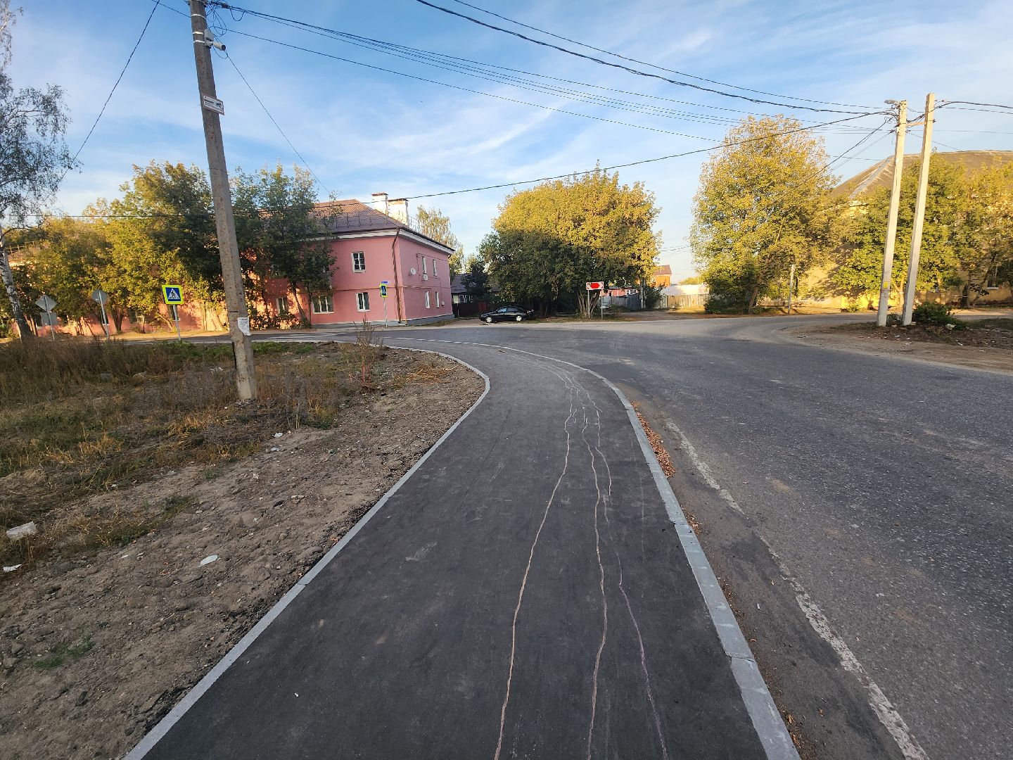 Коломна, Озеры, тротуар,