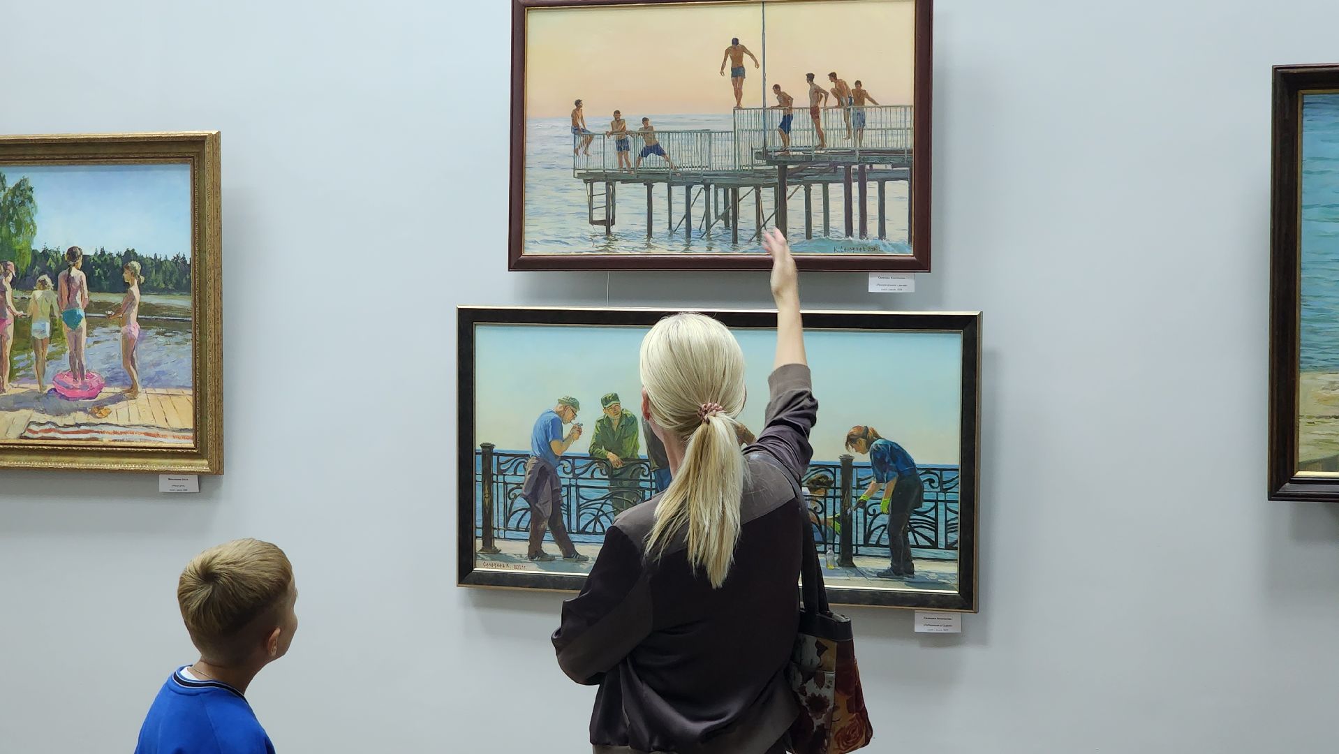 художественная выставка, Лобня, картины,живопись,