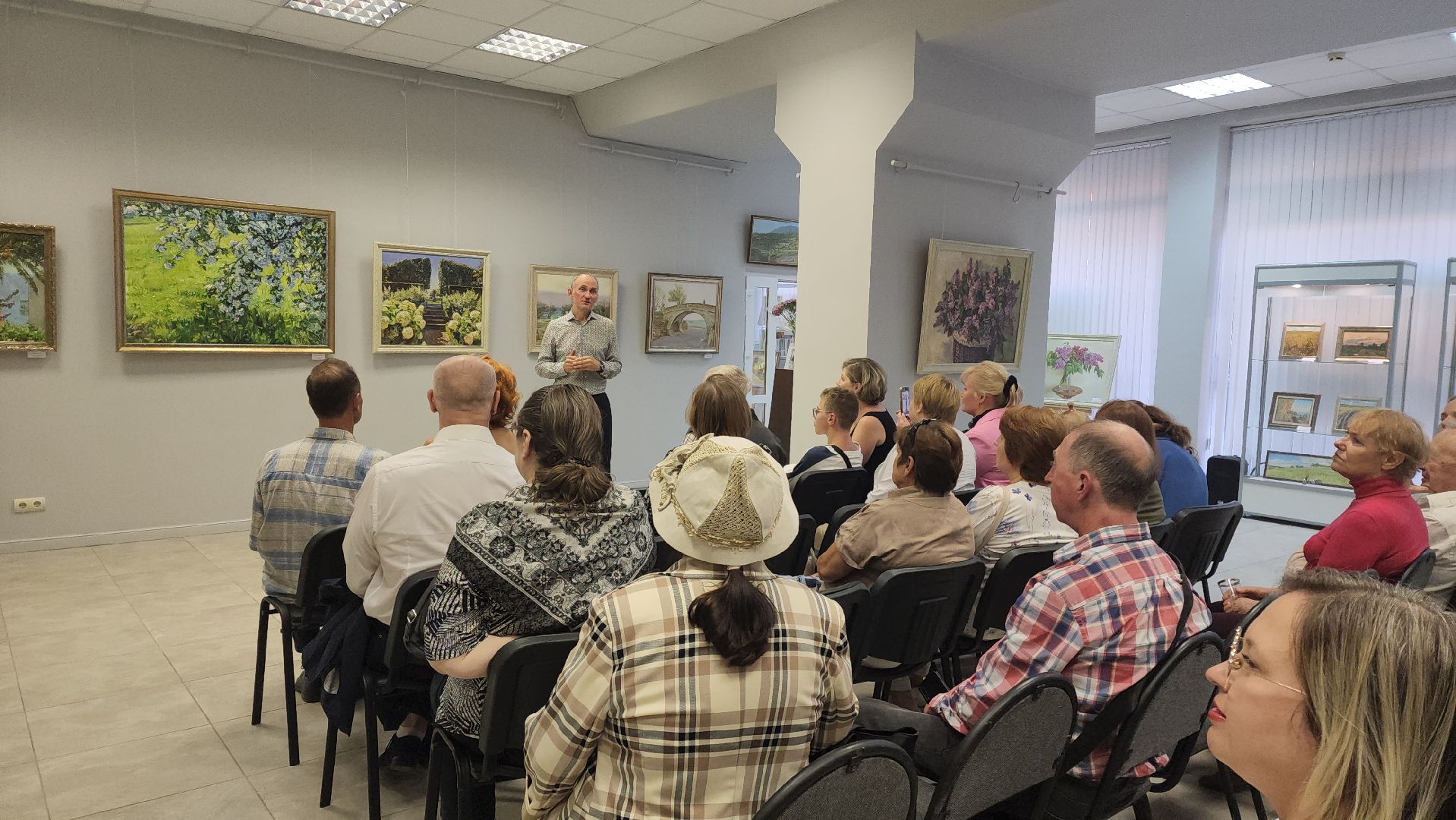 художественная выставка, Лобня, картины,живопись,