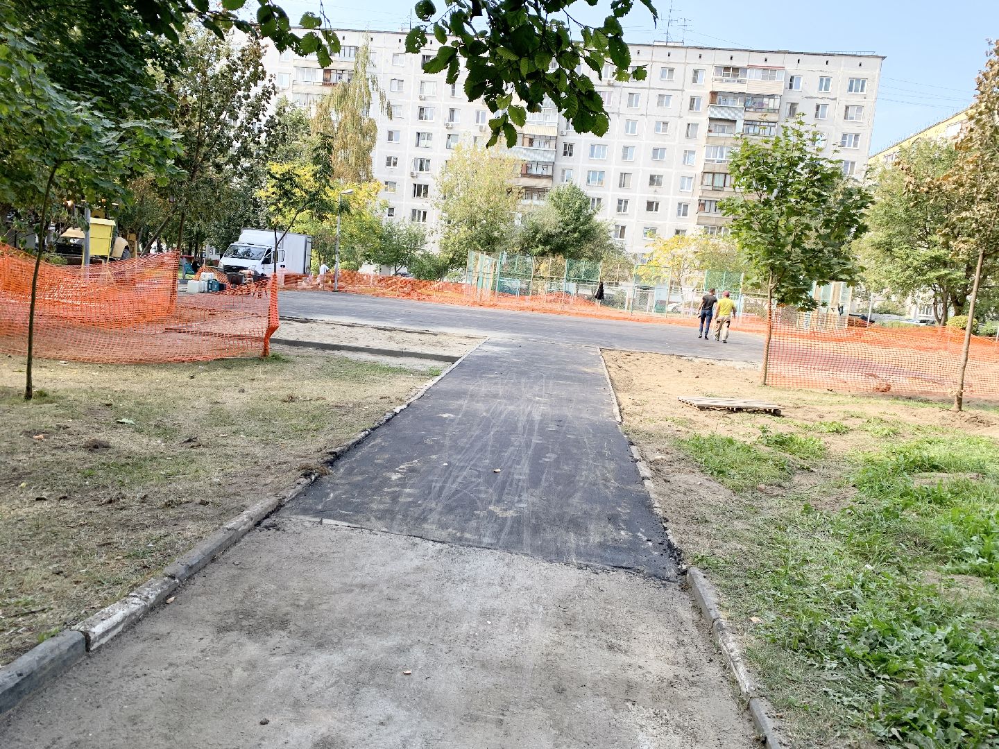 Балашиха, Подмосковье, благоустройство дворов в подмосковье, ремонт тротуаров, пешеходная дорожка, благоустройство дворовых территорий,