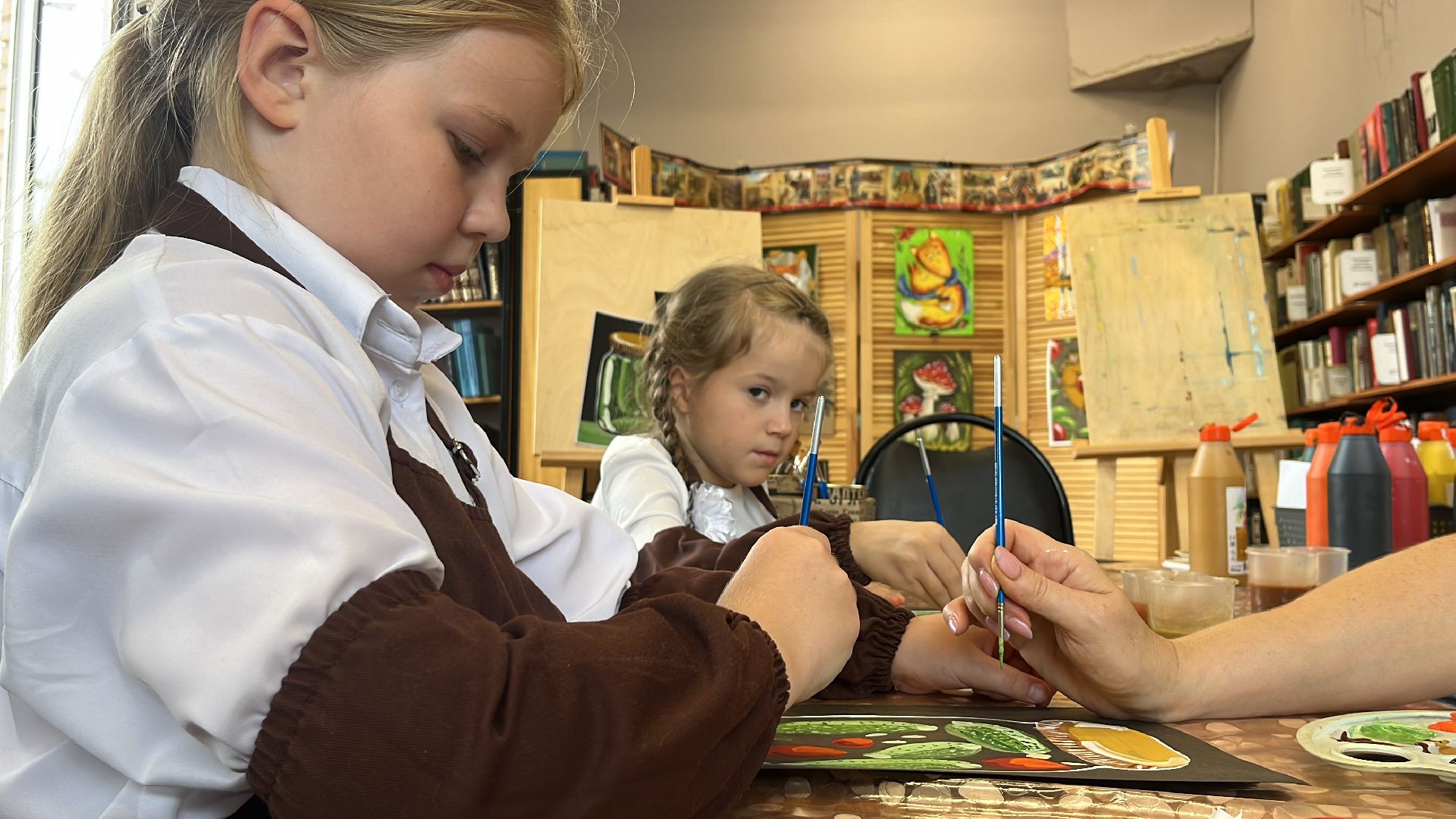 кружки, секции, рисование, художественная студия,