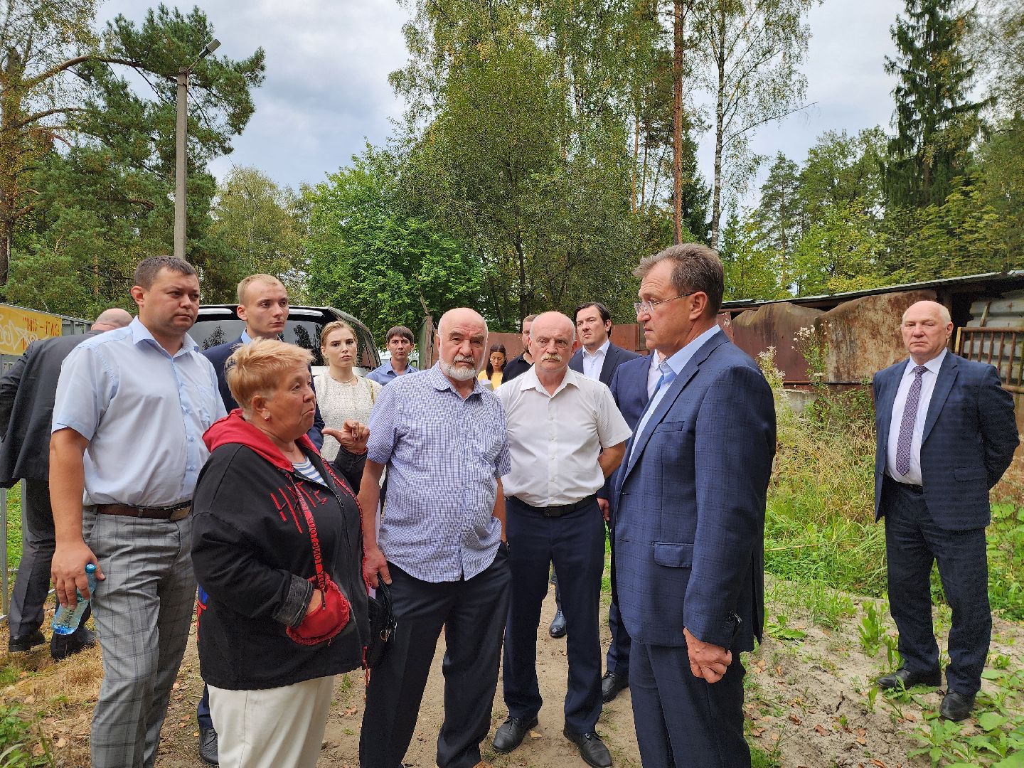 электроугли, власть, благоустройство, деревня марьино, тропа здоровья, жители, общество, оперативный объезд,