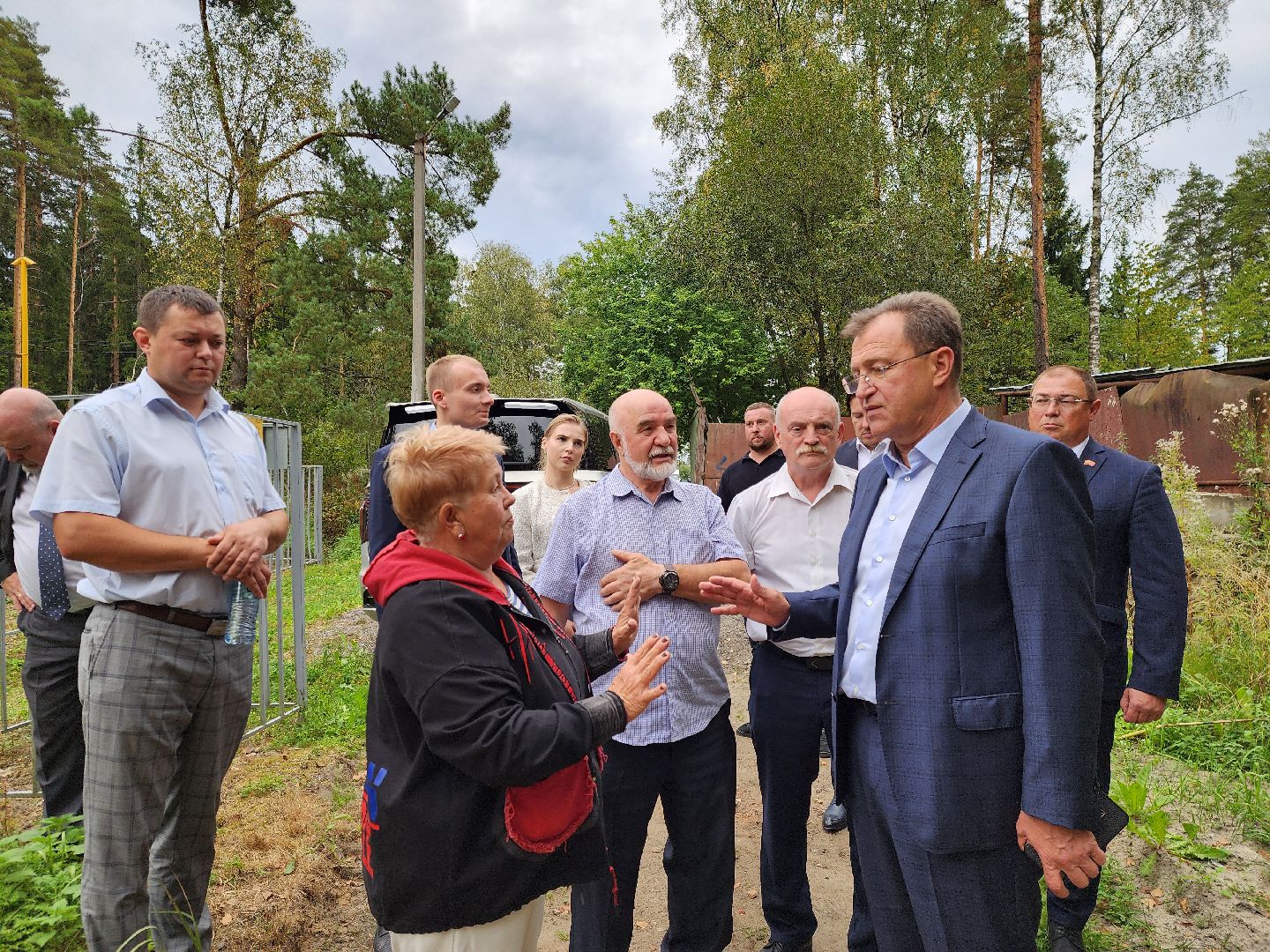 электроугли, власть, благоустройство, деревня марьино, тропа здоровья, жители, общество, оперативный объезд,