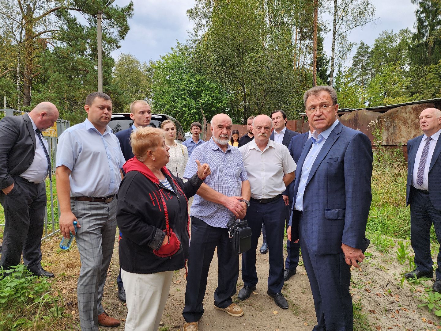 электроугли, власть, благоустройство, деревня марьино, тропа здоровья, жители, общество, оперативный объезд,