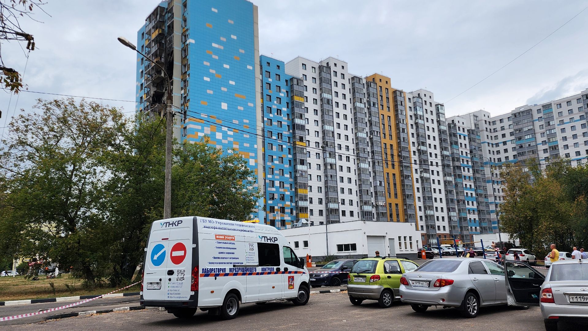 Раменское, проишествие, атака беспилотников в городе раменское, Жителей пускают в квартиры,