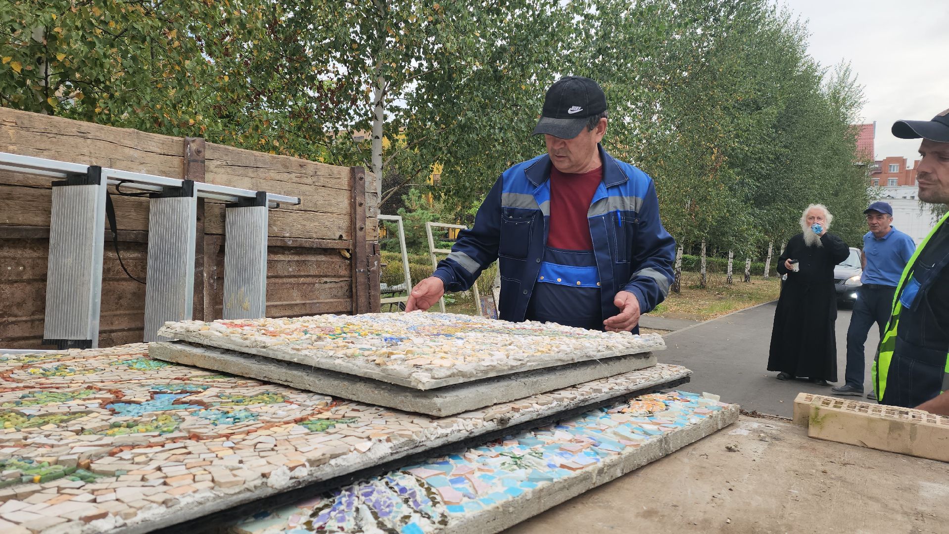 Школа мозаики, Лобня, Выставка,