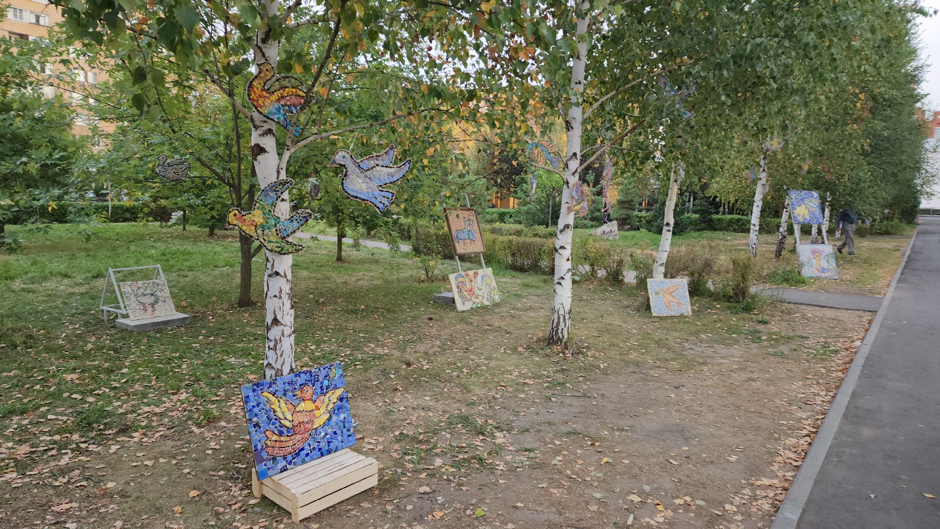 Школа мозаики, Лобня, Выставка,