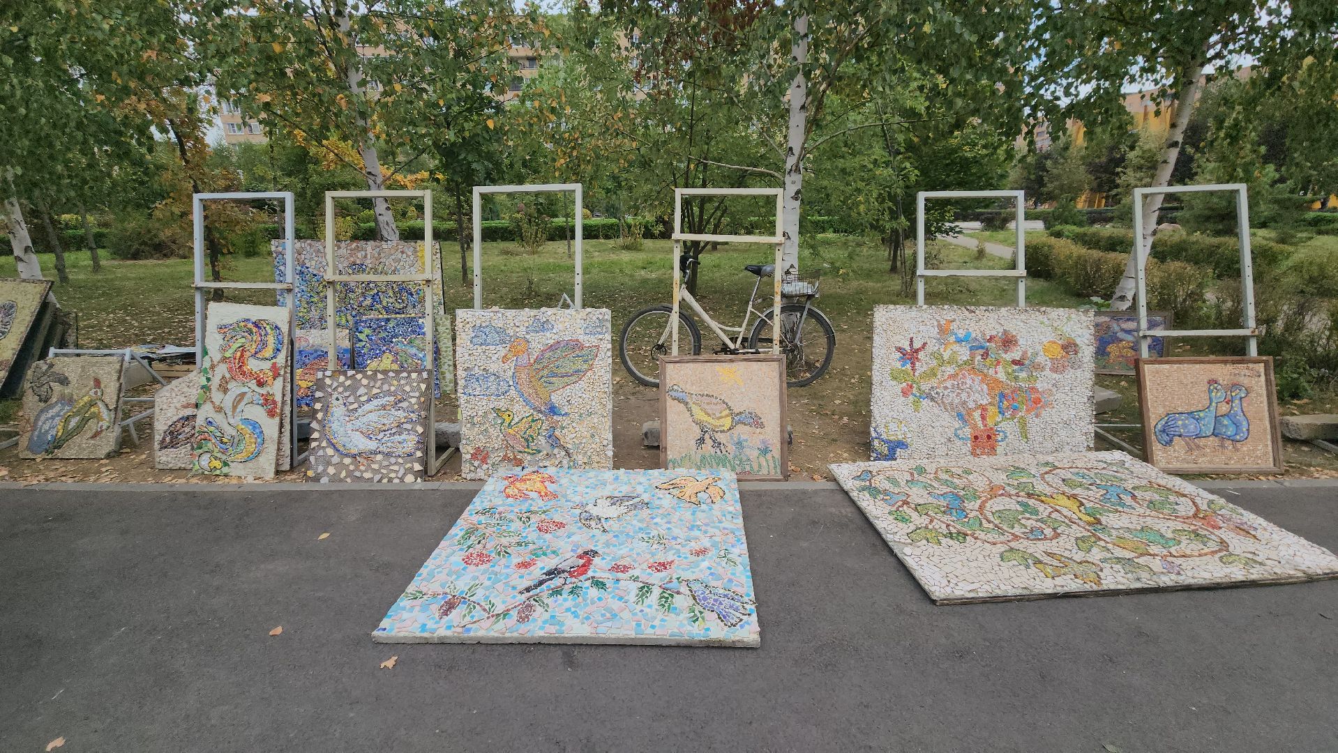 Школа мозаики, Лобня, Выставка,