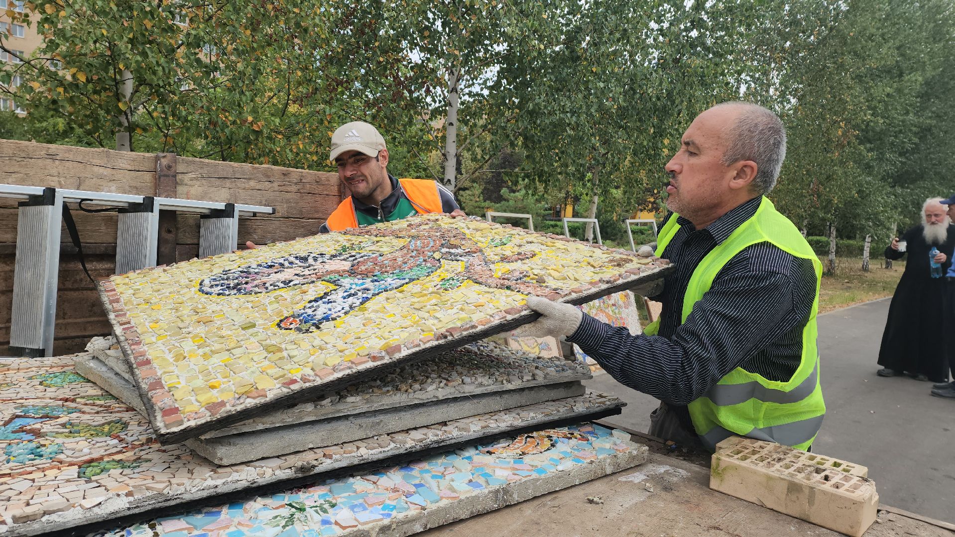 Школа мозаики, Лобня, Выставка,