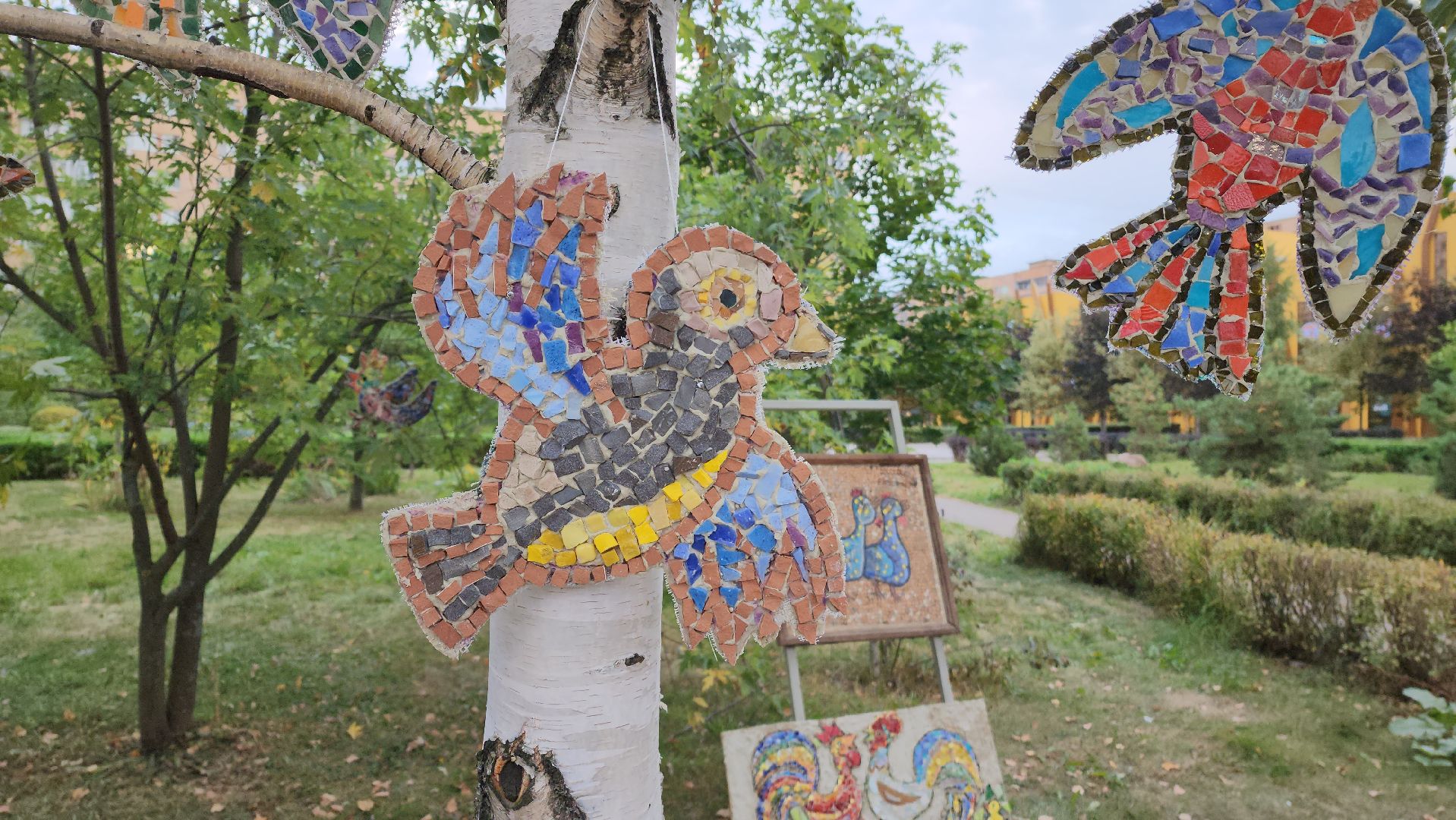 Школа мозаики, Лобня, Выставка,