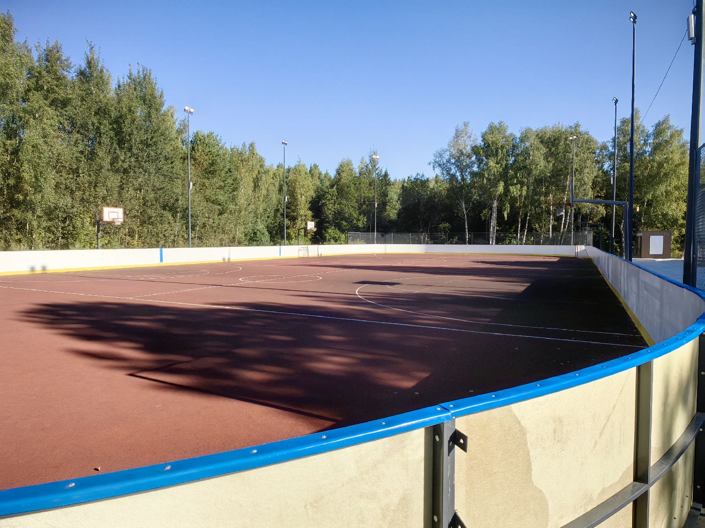 спортивная площадка, благоустройство, хоккейная коробка, раздевалка,