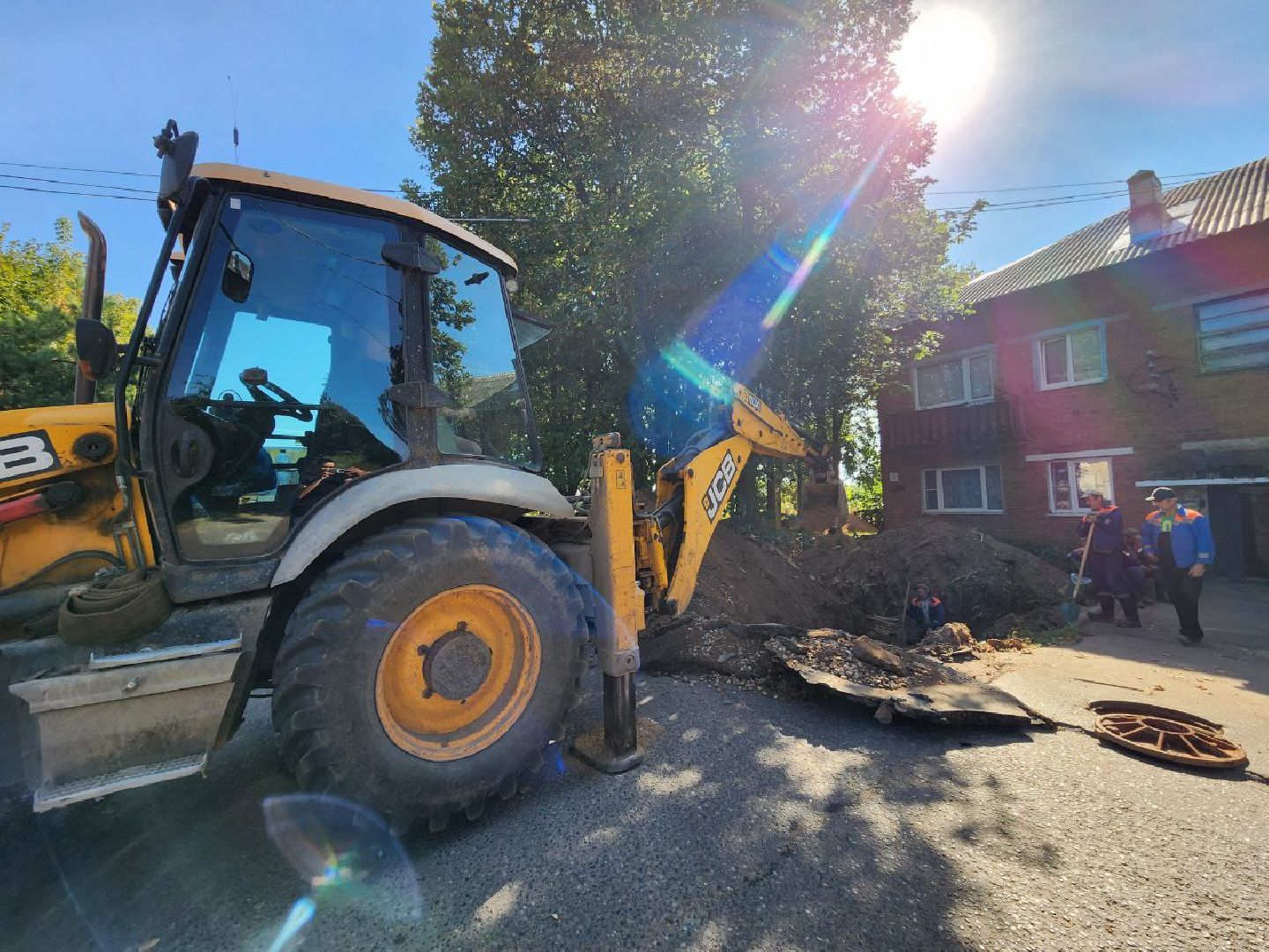 можайск, можайский городской округ, подмосковье, жкх, аварийный участок теплотрассы, отопительный сезон 2024-2025, подготовка к отопительному сезону,ао фплк,