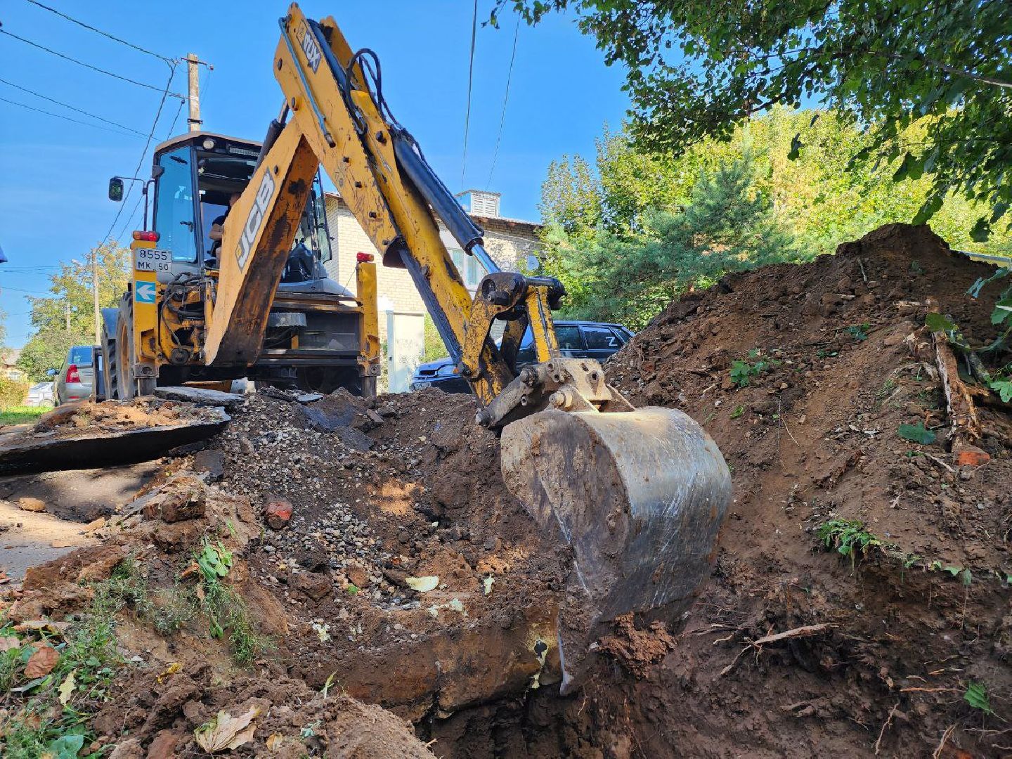 можайск, можайский городской округ, подмосковье, жкх, аварийный участок теплотрассы, отопительный сезон 2024-2025, подготовка к отопительному сезону,ао фплк,