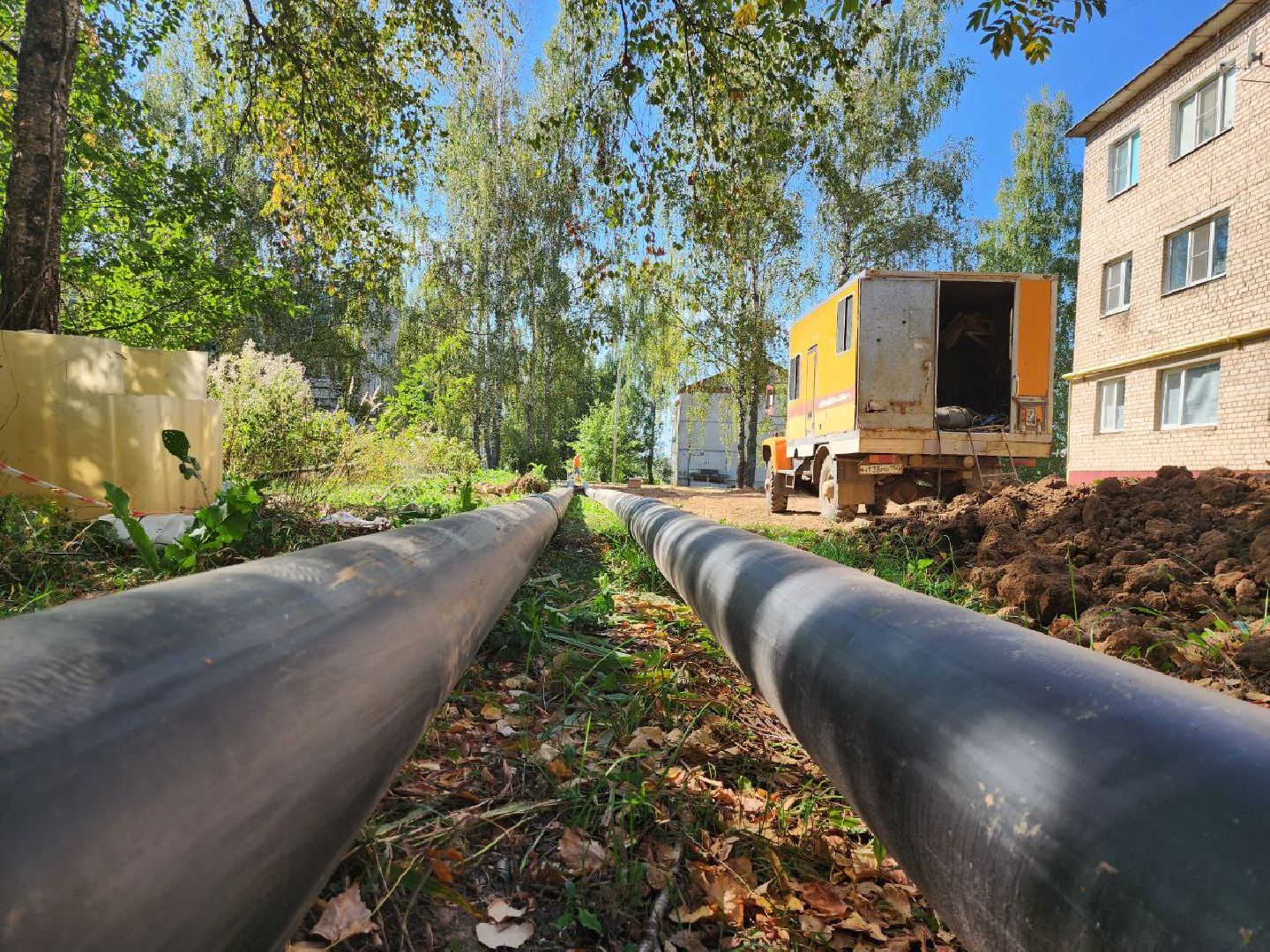 можайск, можайский городской округ, подмосковье, жкх, ремонт теплосетей, ао фплк, отопительный сезон, отопительный сезон 2024-2025,