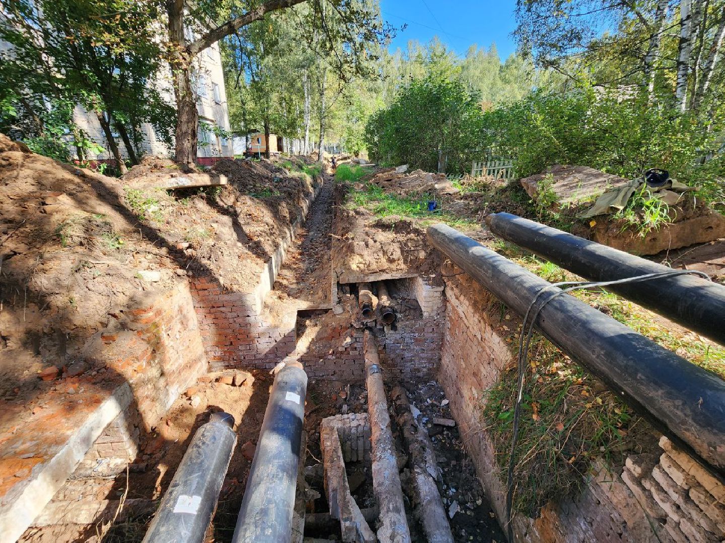 можайск, можайский городской округ, подмосковье, жкх, ремонт теплосетей, ао фплк, отопительный сезон, отопительный сезон 2024-2025,