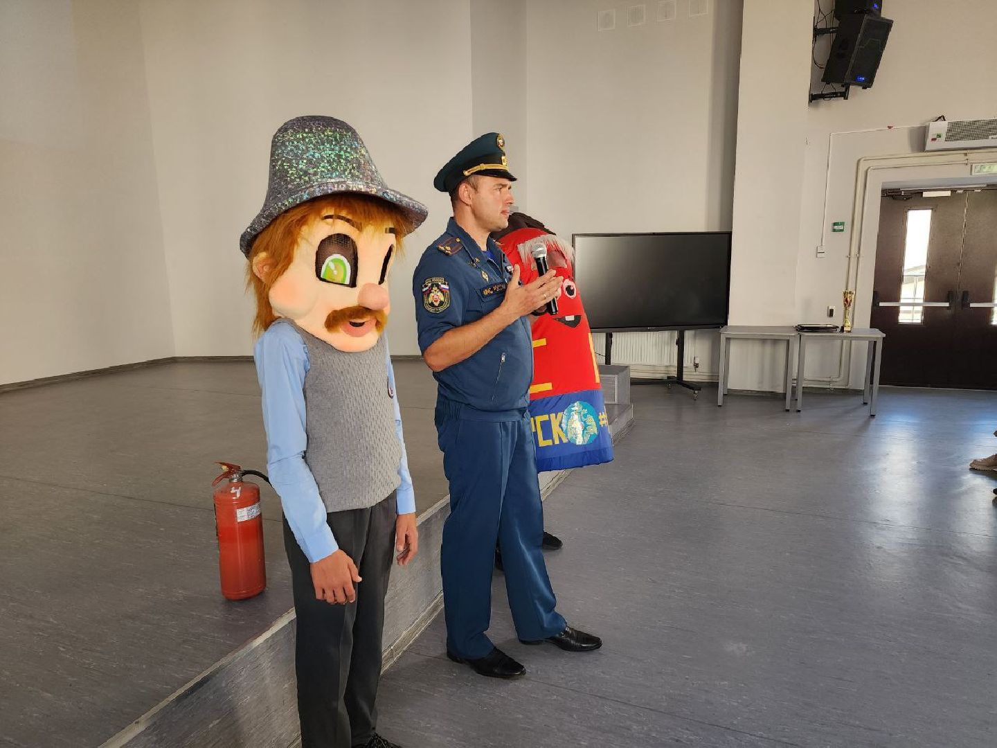 Солнечногорск, Школа, Ученики, пожарная безопасность, урок,