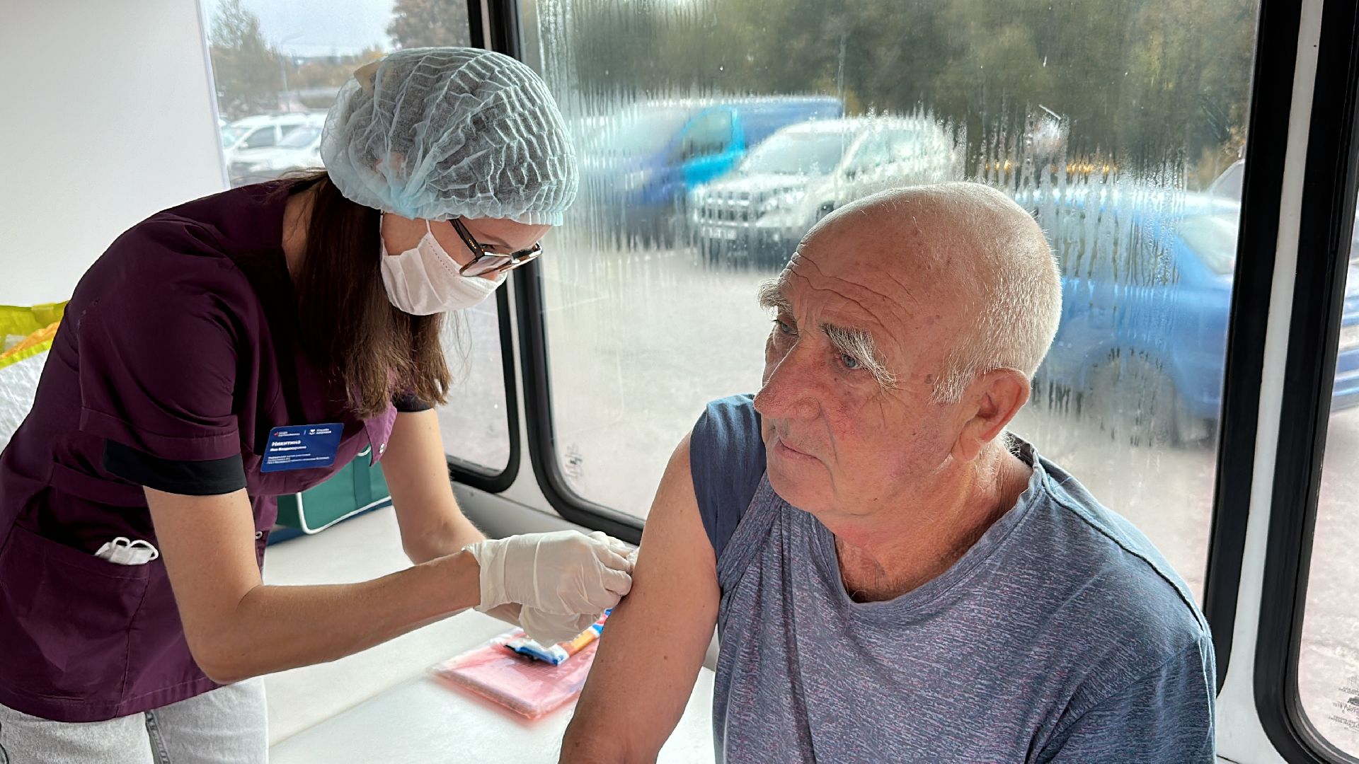 Клин, общество, медицина, вакцинация от гриппа, Подмосковье, врачи,