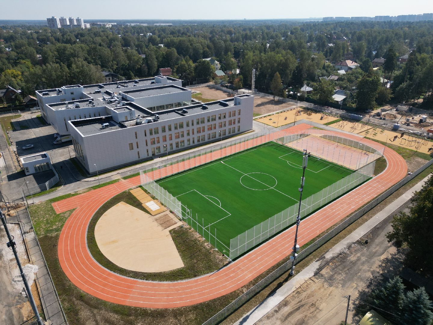 видео с коптера, школа, пушкинский,