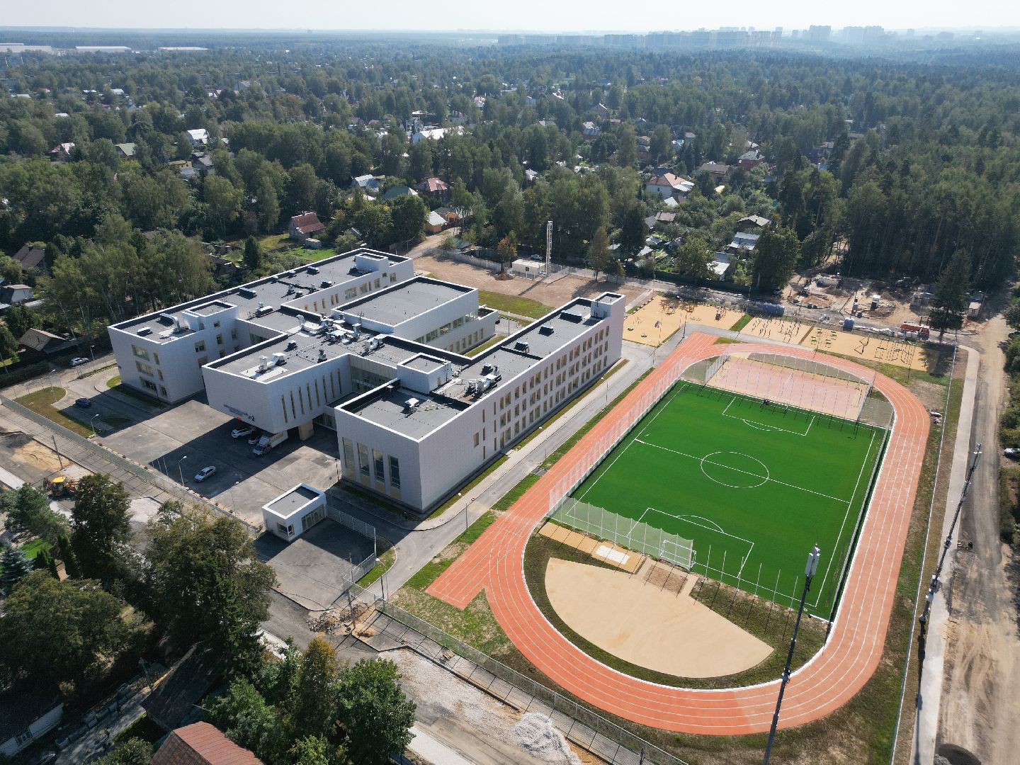 видео с коптера, школа, пушкинский,