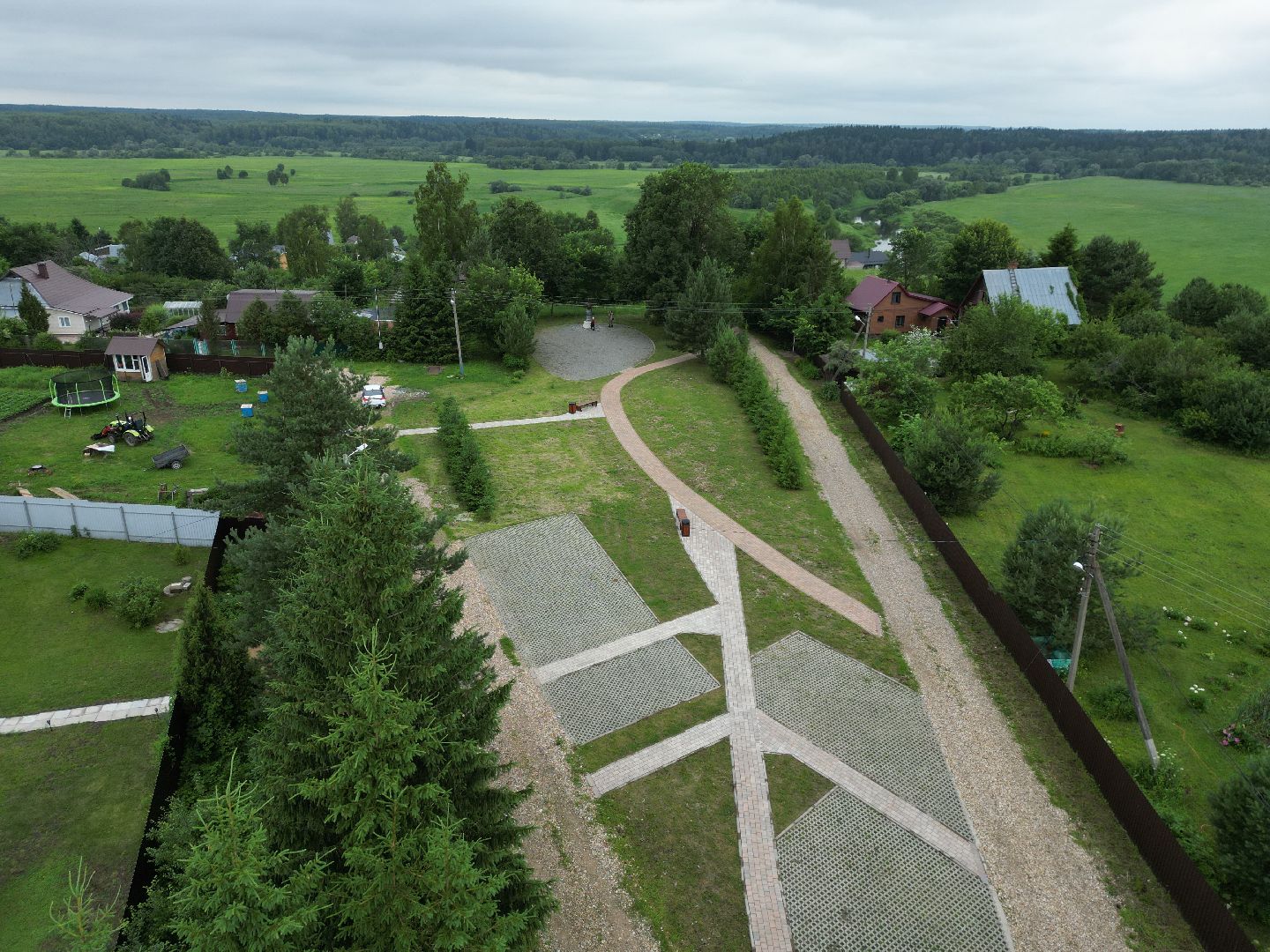 видео с коптера, памятник, бюст,