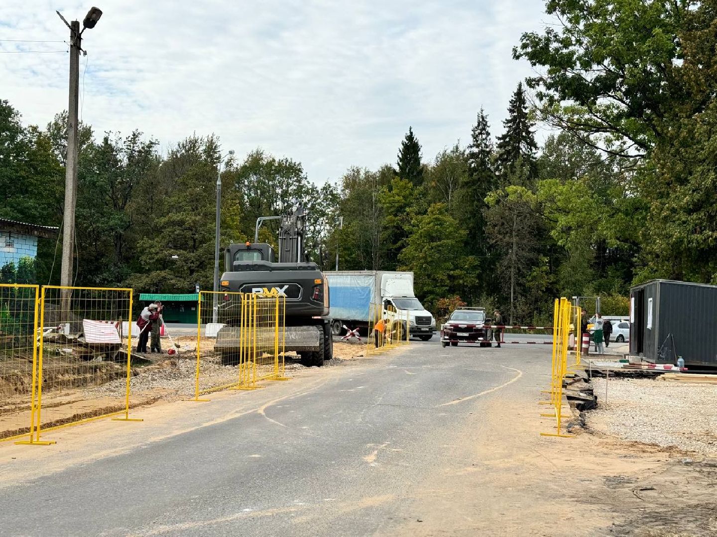 кпп, городской округ восход, расширение дороги, бригада,