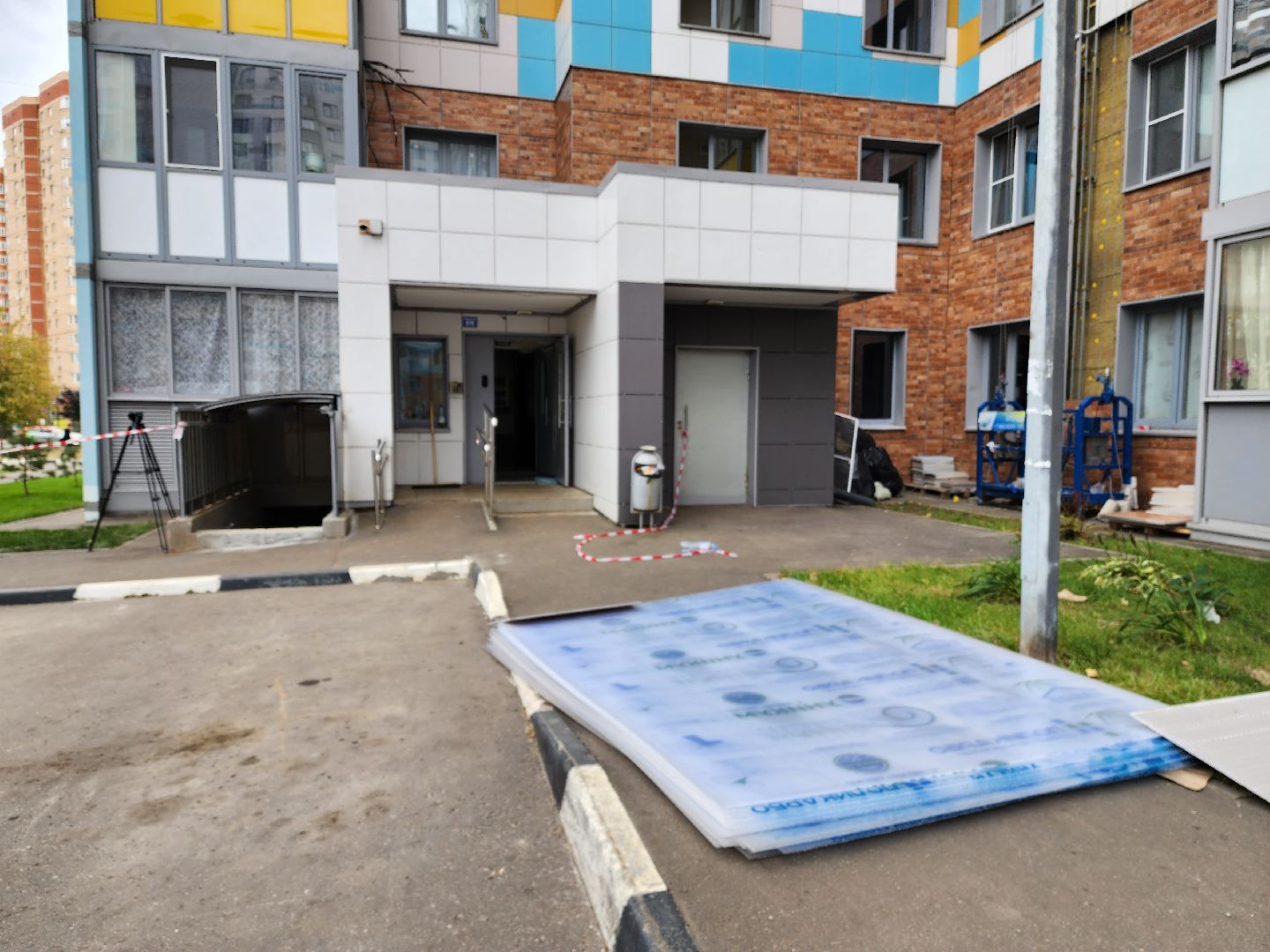 раменское, общество, ликвидация последствий взрыва беспилотников, Спортивный проезд 6,