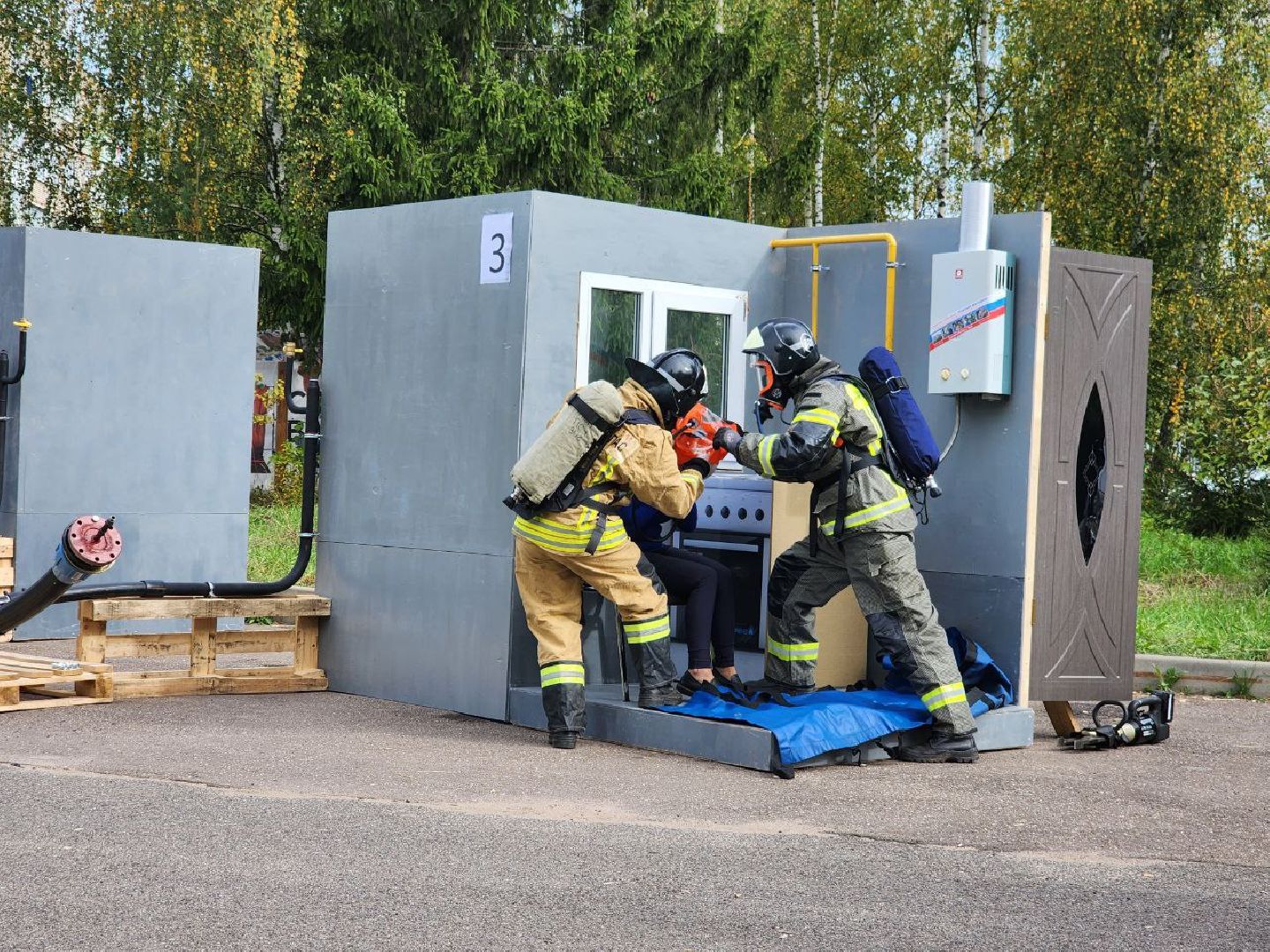 можайск, можайский городской округ, подмосковье, газ, утечка газа, учебно-тренировочные занятия, Мособлгаз, отработка действий,