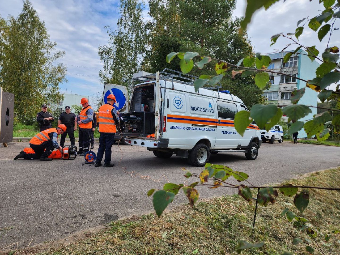 можайск, можайский городской округ, подмосковье, газ, утечка газа, учебно-тренировочные занятия, Мособлгаз, отработка действий,