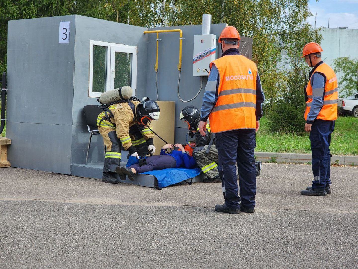 можайск, можайский городской округ, подмосковье, газ, утечка газа, учебно-тренировочные занятия, Мособлгаз, отработка действий,