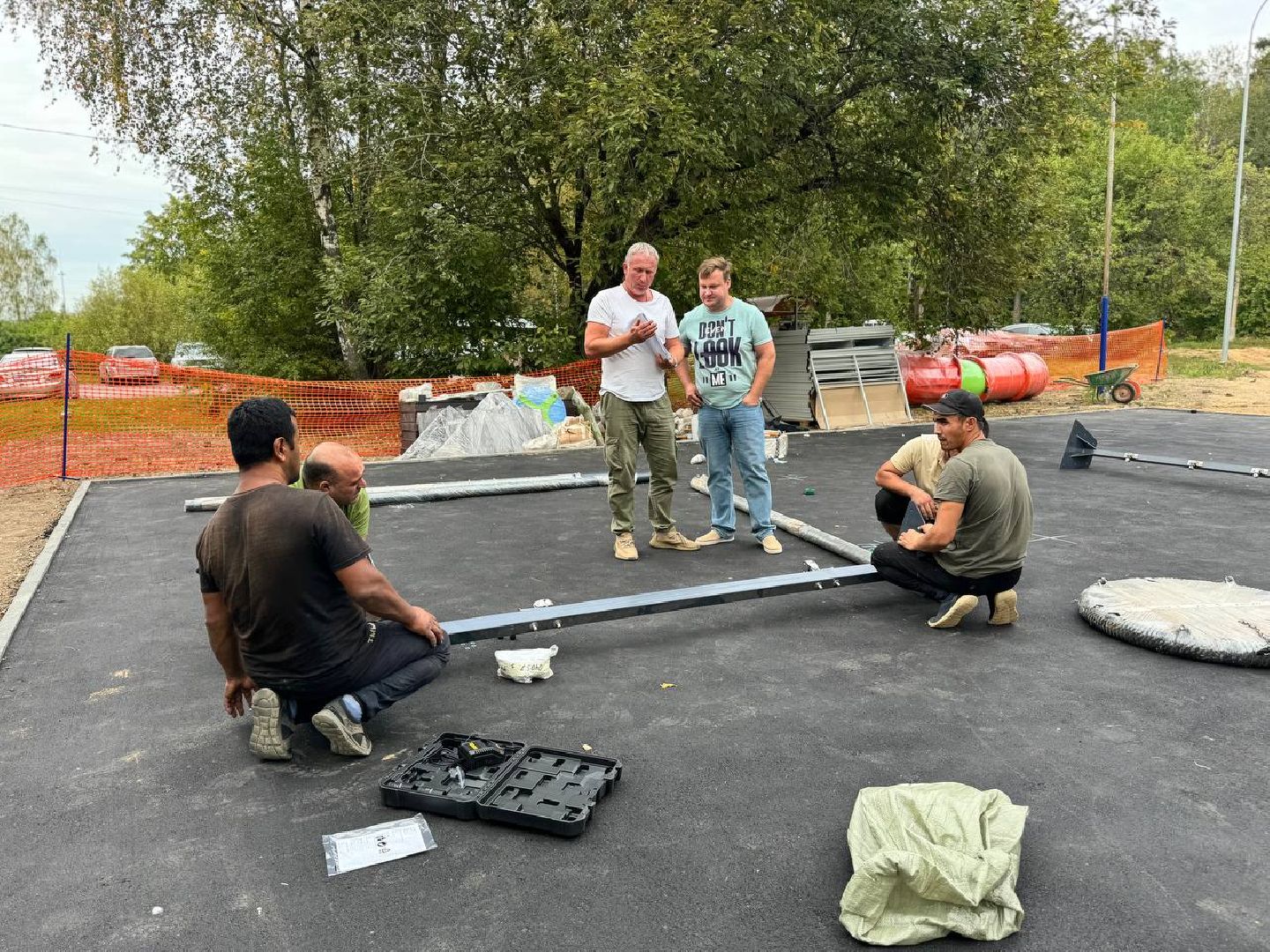 игровая площадка, губернаторская программа, городской округ восход, бригада, дети,