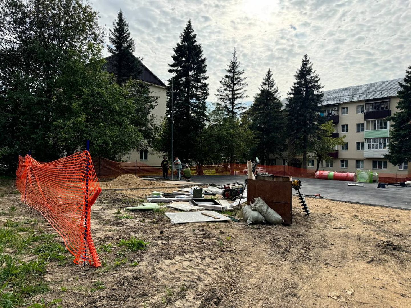 игровая площадка, губернаторская программа, городской округ восход, бригада, дети,